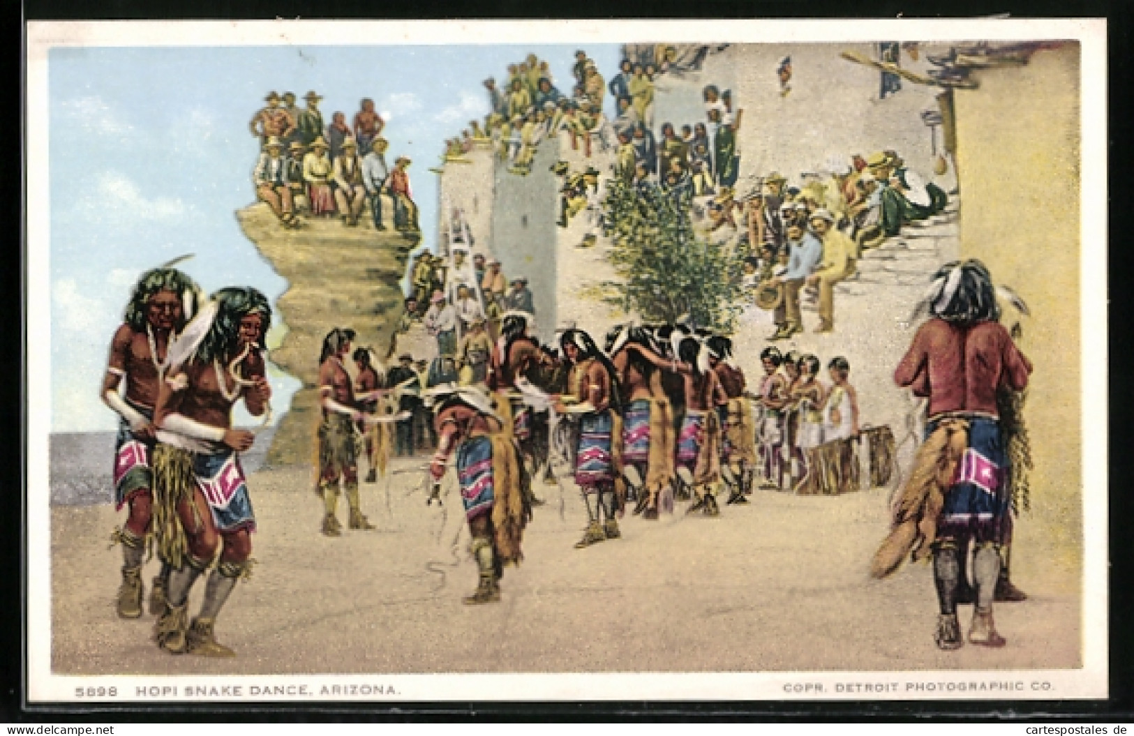 Künstler-AK Hopi Snake Dance  - Native Americans