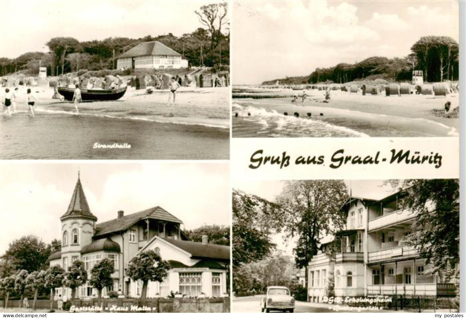 73902067 Graal-Mueritz Ostseebad Strandhalle Gaststaette Haus Malta FDGB-Erholun - Graal-Müritz