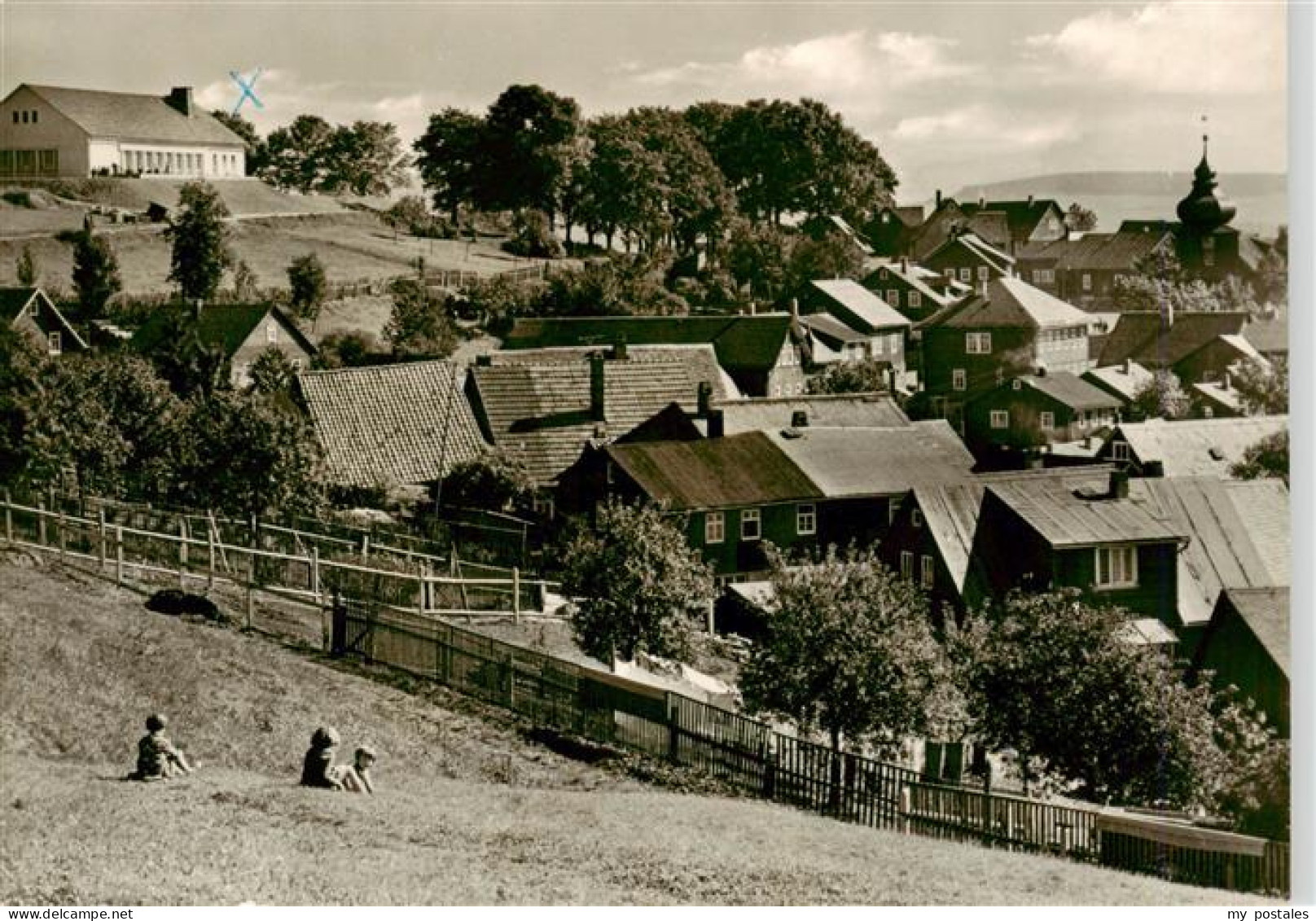 73902062 Schnett Masserberg Thueringer Wald Panorama  - Masserberg