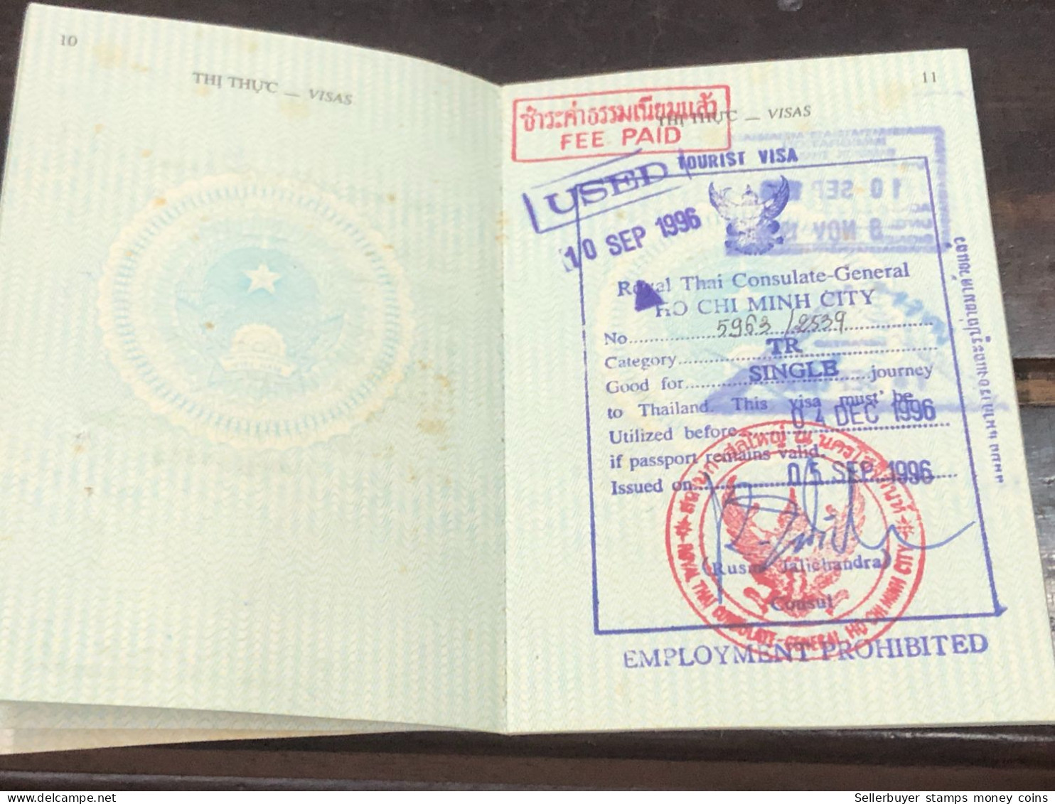 VIET NAM -OLD-ID PASSPORT-name-TRINH VAN XUAN-2001-1pcs Book - Sammlungen