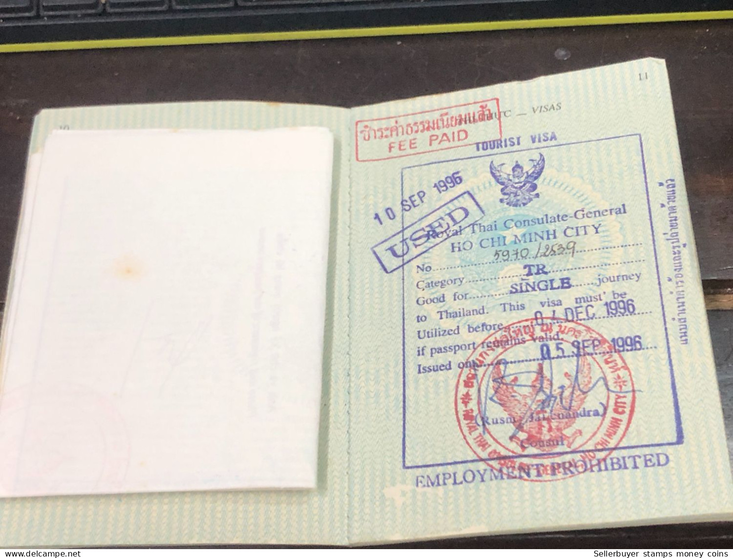 VIET NAM -OLD-ID PASSPORT-name-NGUYEN VAN SI-2001-1pcs Book - Sammlungen