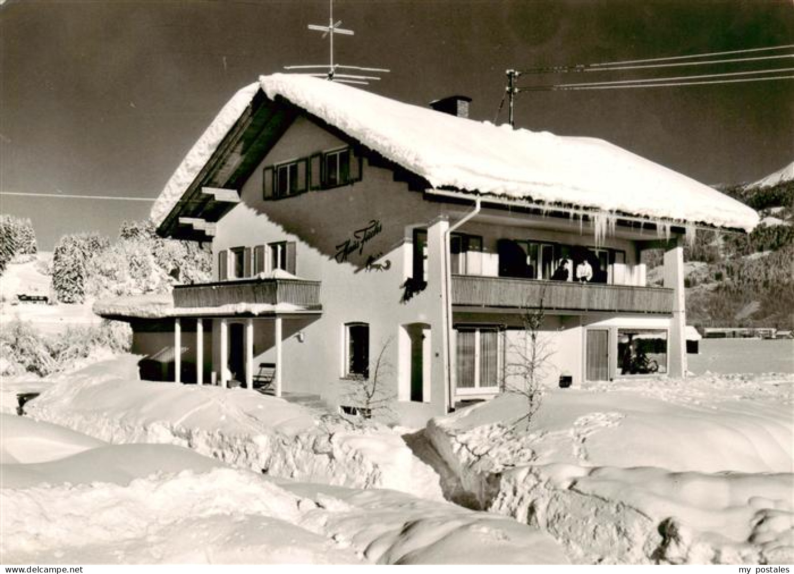 73863852 Oberstdorf Pension Haus Fuchs Winterlandschaft Alpen Oberstdorf - Oberstdorf