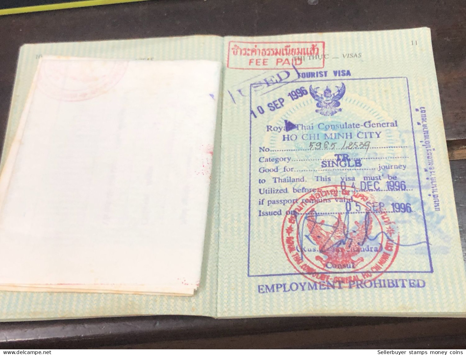 VIET NAM -OLD-ID PASSPORT-name-DANG VAN NGHIA-2001-1pcs Book - Sammlungen