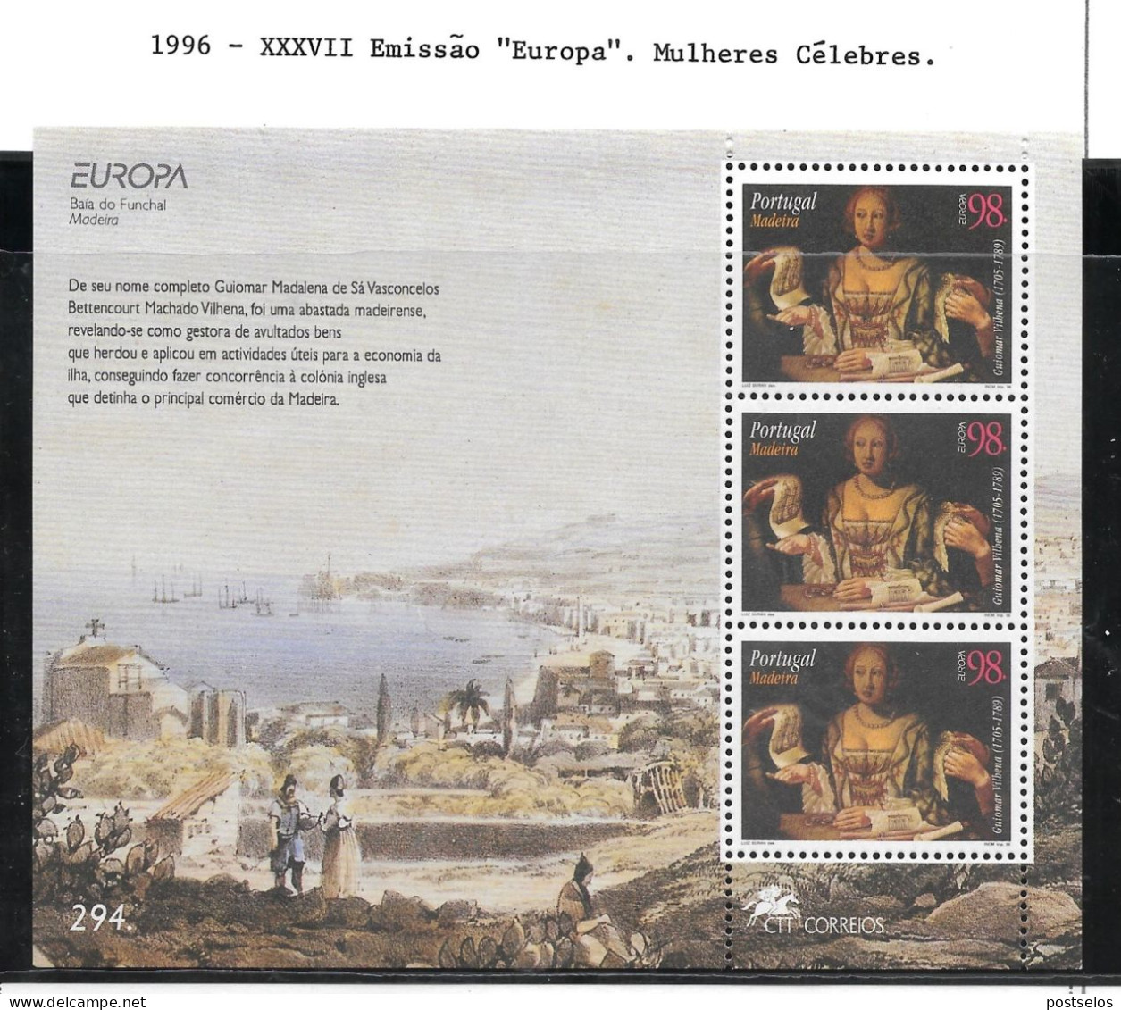 CEPT Mulheres Celebres - Unused Stamps