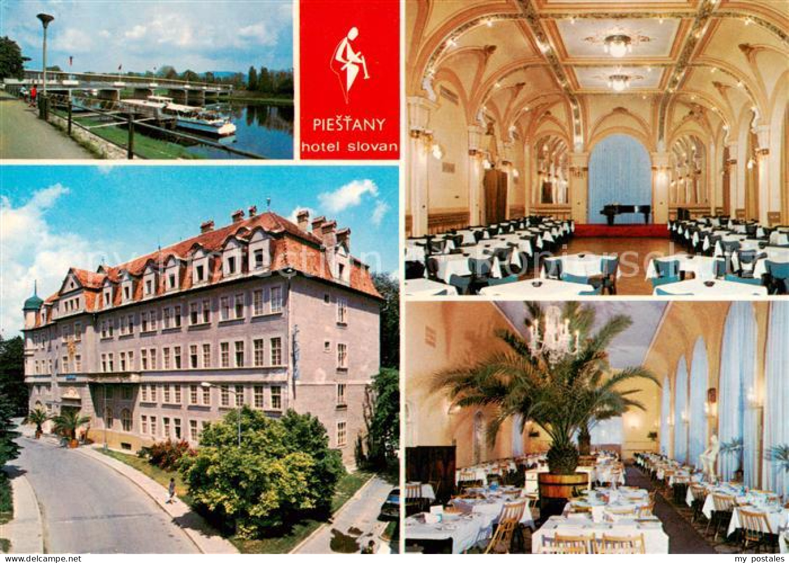 73830051 Piestany SK Hotel Slovan Speisesaal Fahrgastschiff Bruecke  - Slovaquie