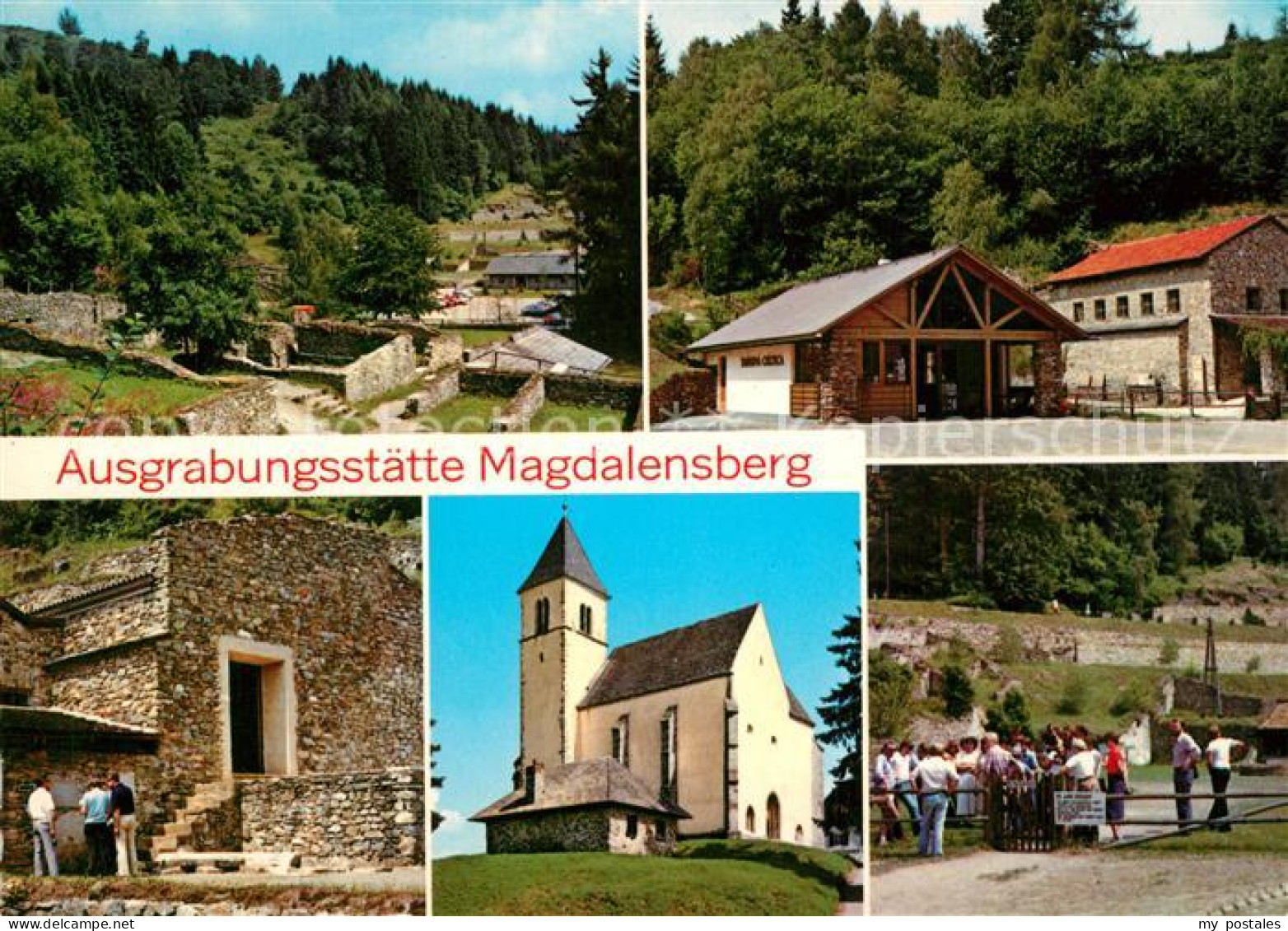 73285190 Magdalensberg Siedlungsanlage Freilichtmuseum Wallfahrtskirche Helena U - Sonstige & Ohne Zuordnung
