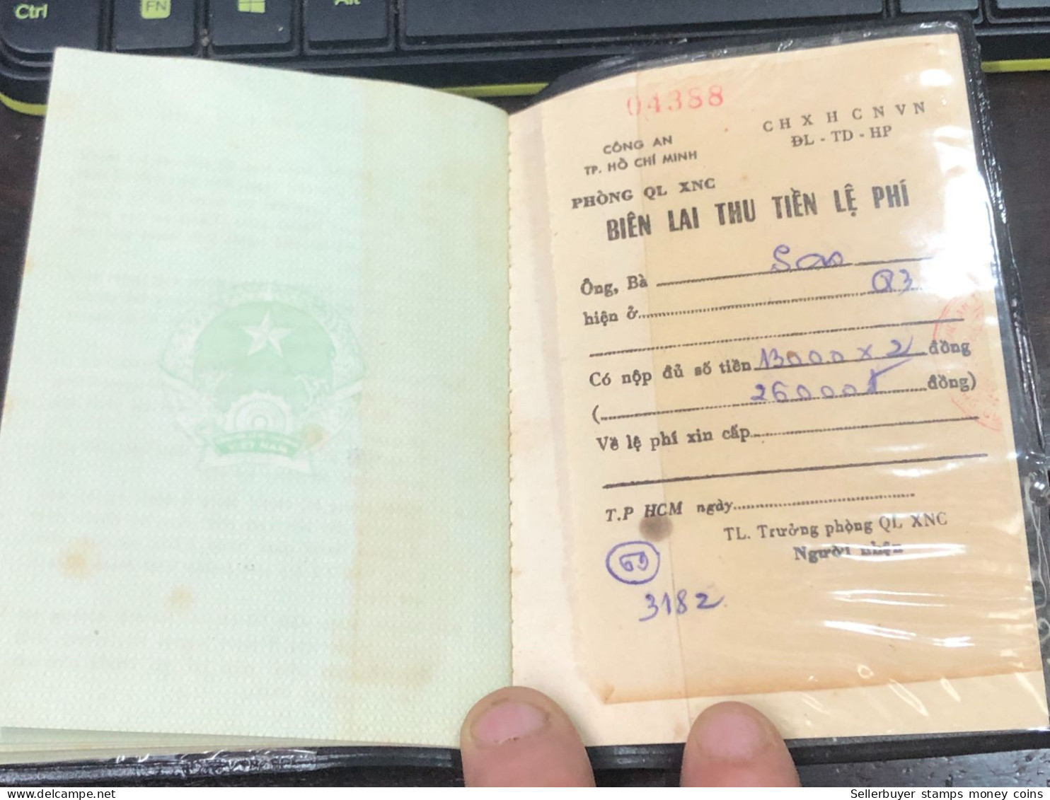 VIET NAM -OLD-ID PASSPORT-name-DO KIM ANH-1995-1pcs Book - Collezioni