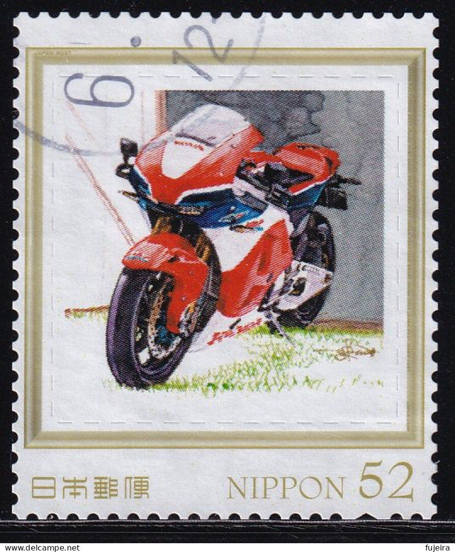 Japan Personalized Stamp, Motorbike Honda (jpv9986) Used - Used Stamps