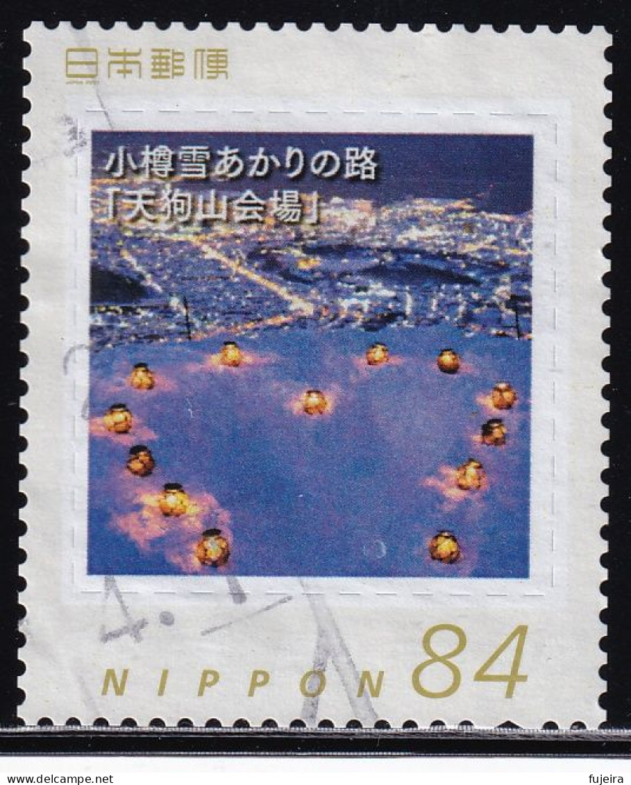 Japan Personalized Stamp, Otaru Snow Lights (jpv9975) Used - Used Stamps