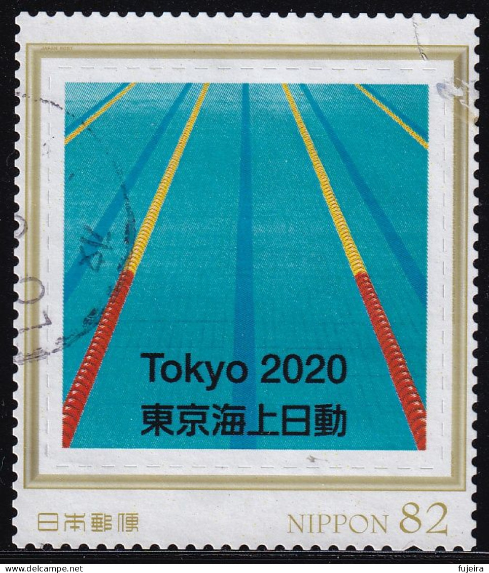 Japan Personalized Stamp, Tokyo Olympic Games 2020 Swim (jpv9951) Used - Gebruikt