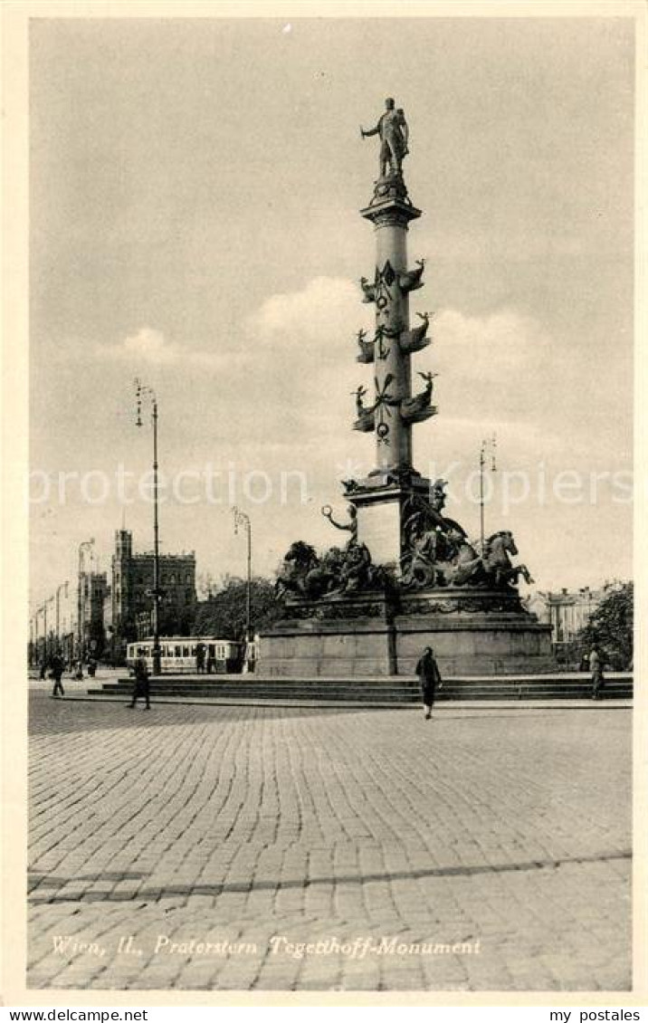 73284883 Wien Pratersten Tegetthoff-Monument Wien - Otros & Sin Clasificación