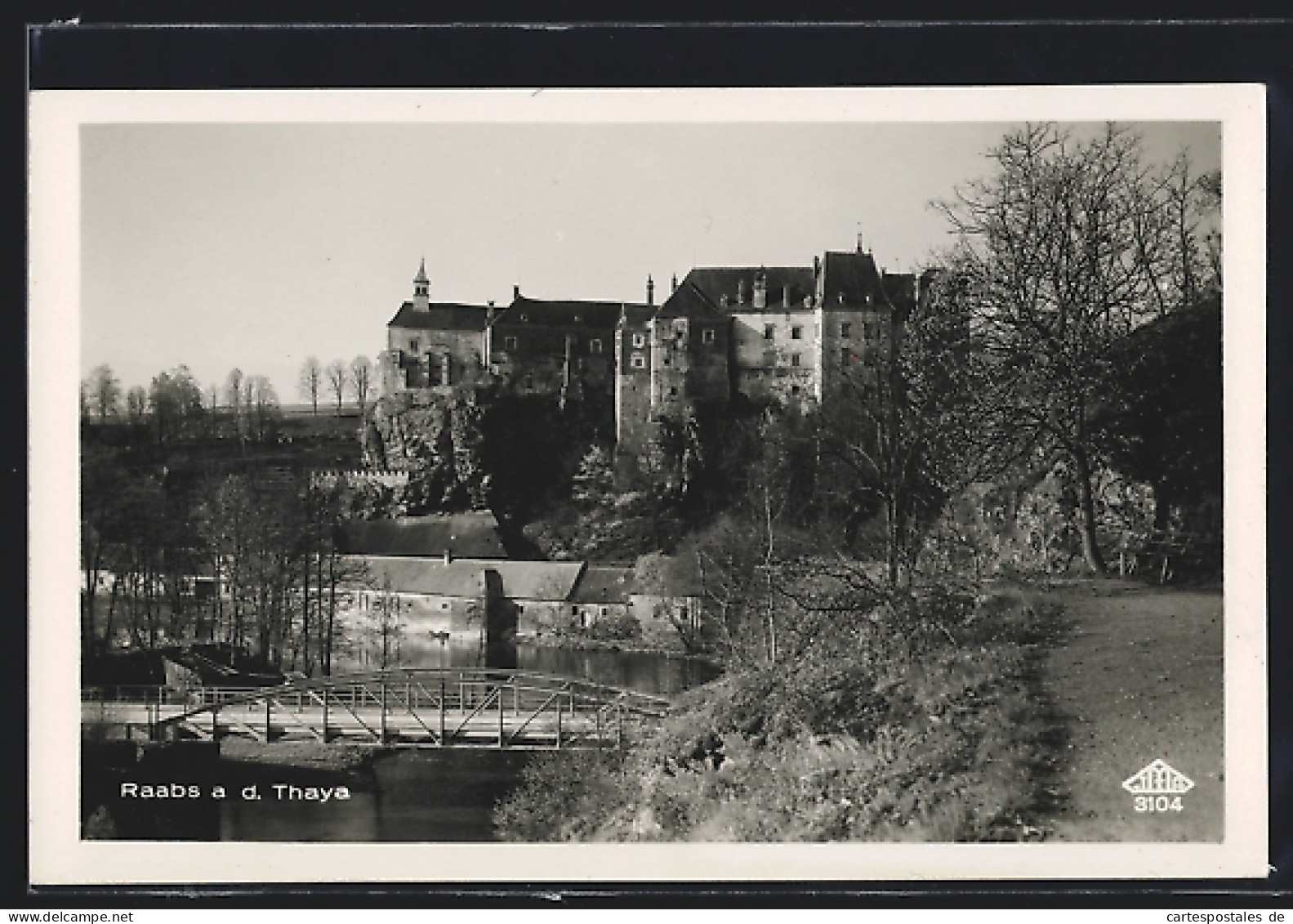 AK Raabs A. D. Thaya, Flusspartie Am Schloss  - Sonstige & Ohne Zuordnung