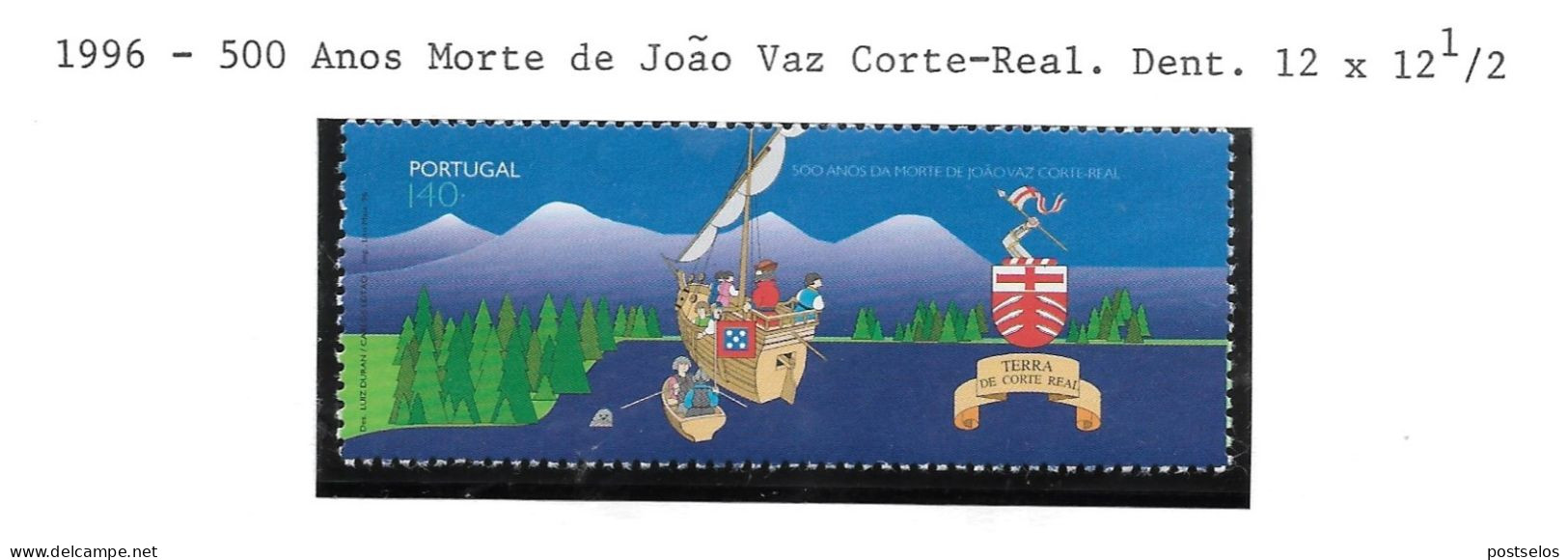 João Vaz Corte Real 550 Morte - Unused Stamps