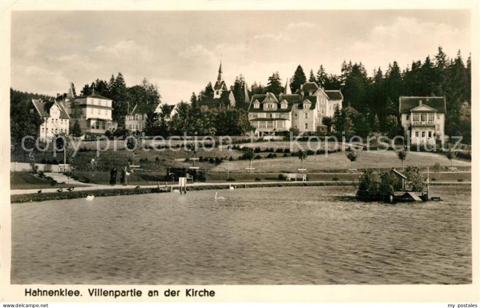 73283242 Hahnenklee-Bockswiese Harz Villenpartie Kirche Hahnenklee-Bockswiese - Goslar