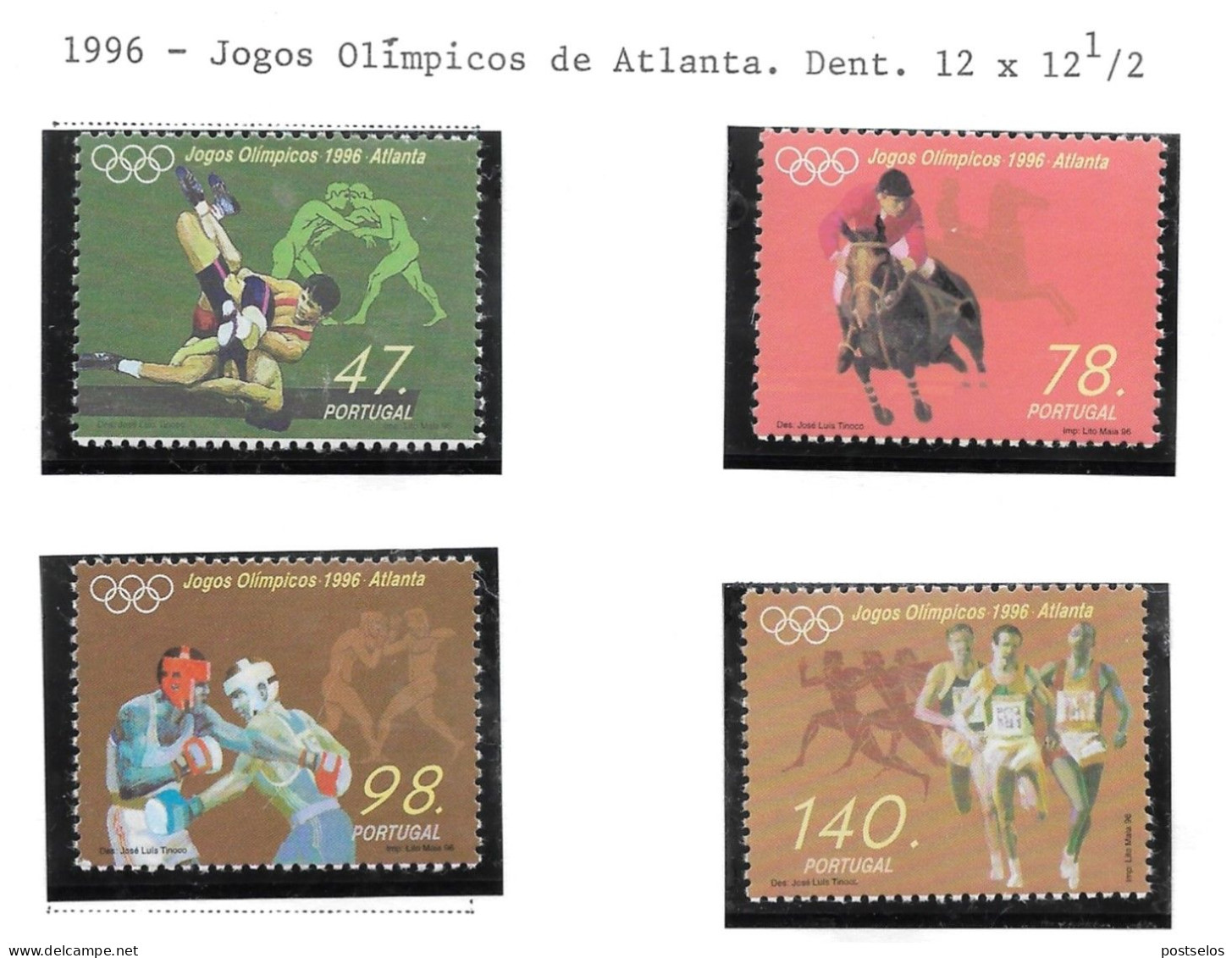 Jogos Olimpicos Atlanta - Unused Stamps