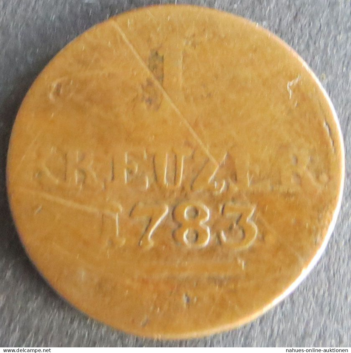 Münze Hessen-Kassel 1 Kreuzer 1783 Schön - Otros & Sin Clasificación
