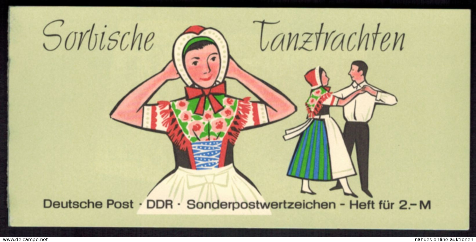 DDR Markenheftchen 5 I 1 A Sorbische Tanztrachten 1972 Tadellos Postfrisch - Markenheftchen