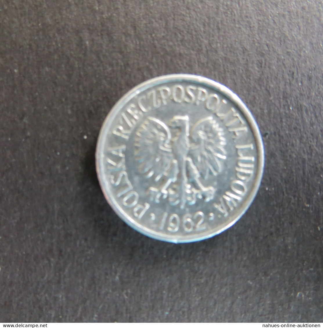 Münze Volksrepublik Polen 1962 5 Groszy Schön 38 Ss - Polen