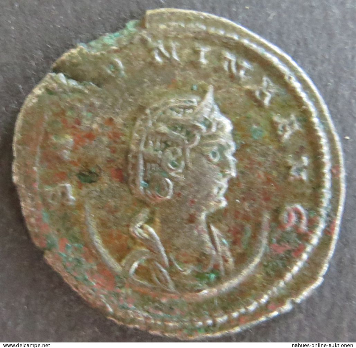 Römische Münze Salonina 253-268 Antoninian RS: Juno Regina Mit Zepter U. Pfau S - Autres & Non Classés