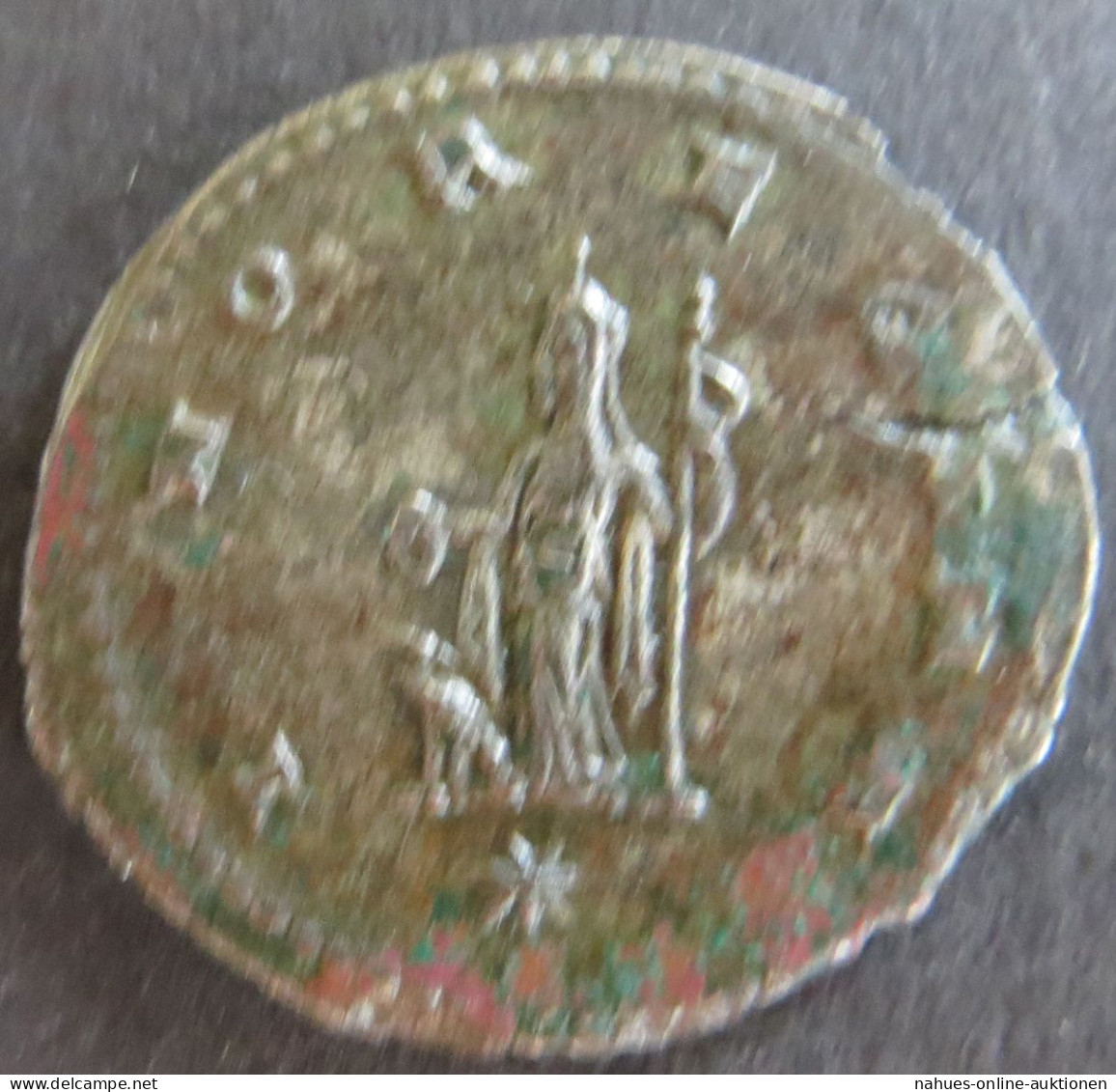 Römische Münze Salonina 253-268 Antoninian RS: Juno Regina Mit Zepter U. Pfau S - Other & Unclassified
