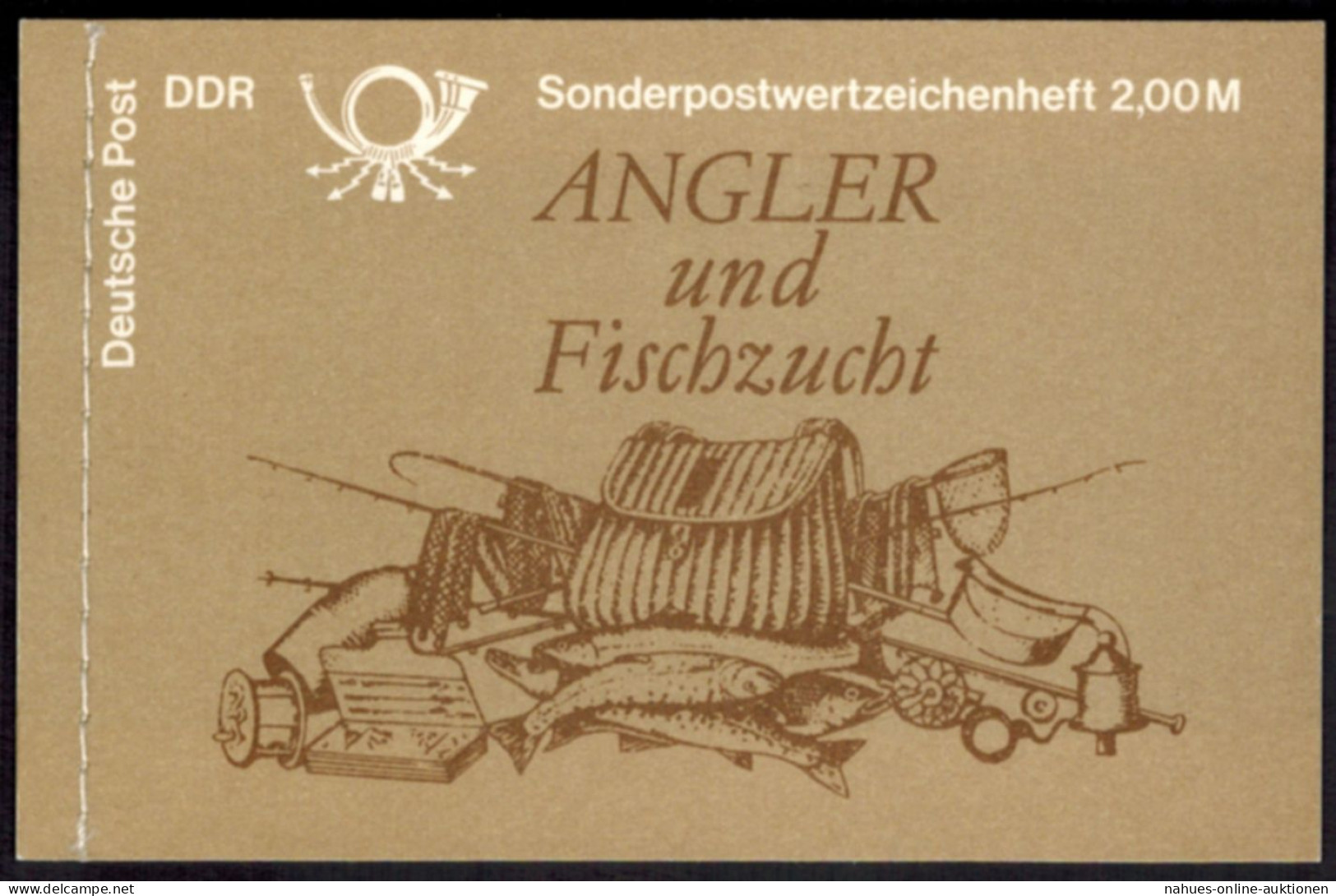DDR Markenheftchen 9 W 1 Süßwasserfische 1988 Tadellos Postfrisch - Postzegelboekjes