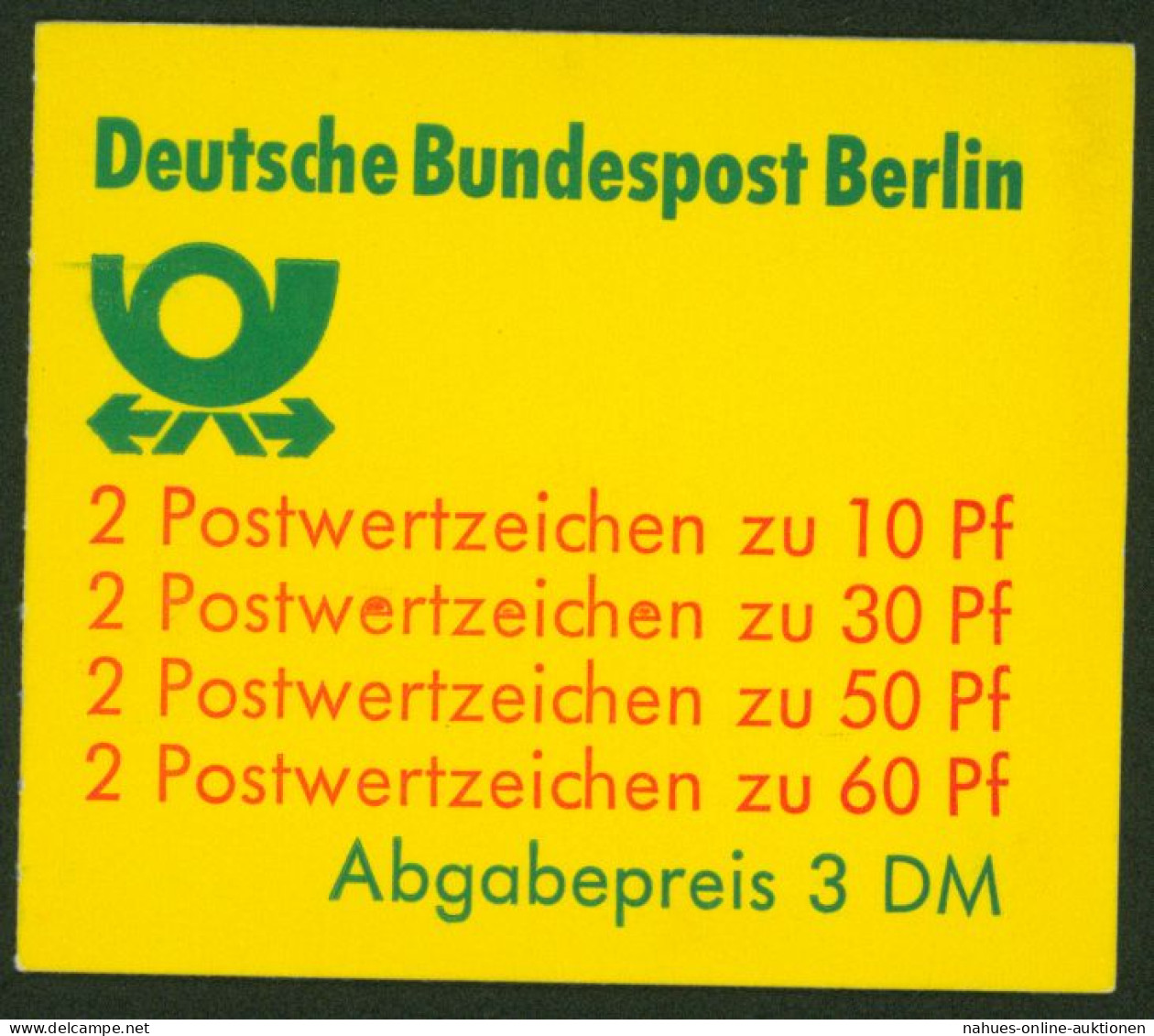 Berlin Markenheftchen 12 A OZ Burgen Und Schlösser 1980 Tadellos Postfrisch - Carnets