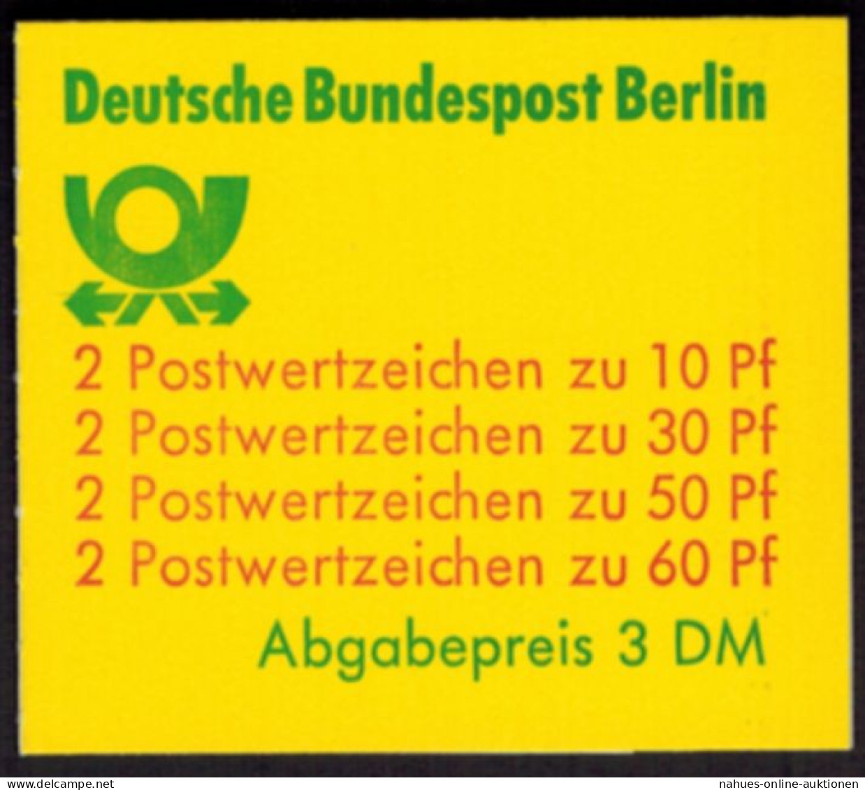 Berlin Markenheftchen 12 Ca I OZ Burgen Und Schlösser 1980 Tadellos Postfrisch - Markenheftchen