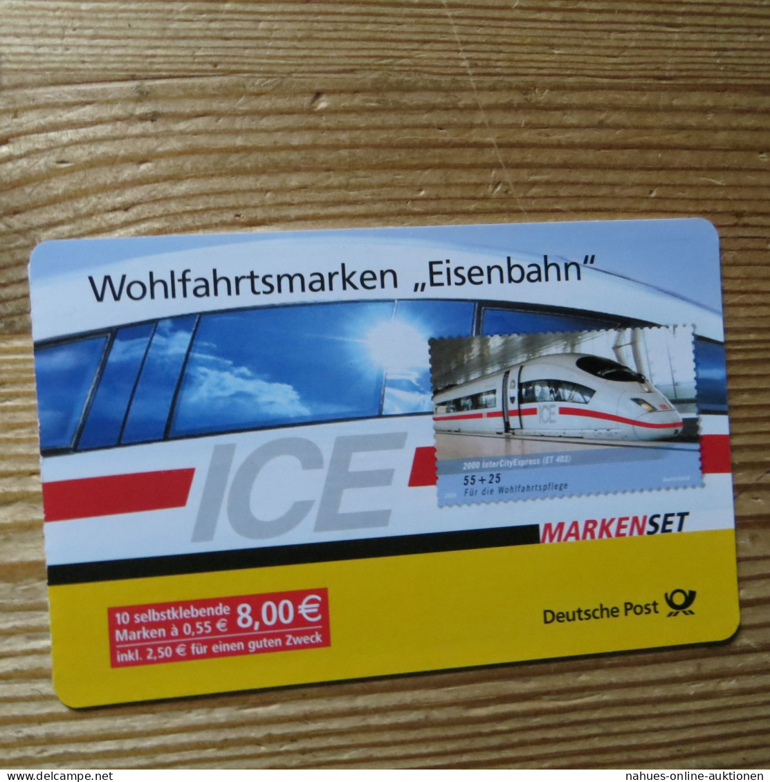 Bundesrepublik Markenheftchen 64 Wohlfahrt Eisenbahn ICE 2006 Ersttagsstempel - Andere & Zonder Classificatie