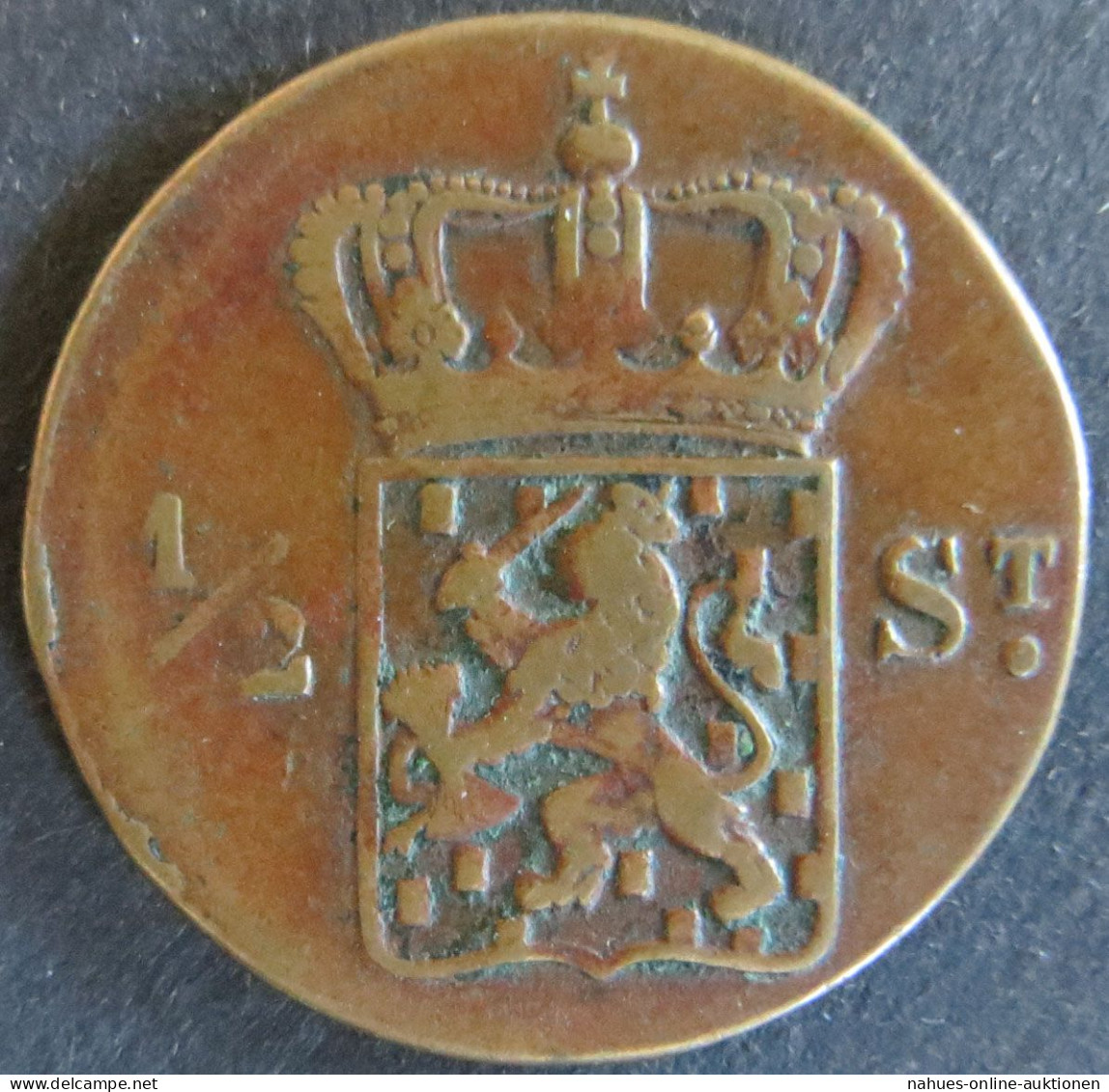 Münze Niederländisch-Indien - 1/2 Stuiver 1826 Ss - Sonstige – Asien