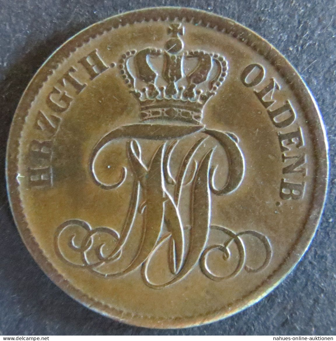 Münze Oldenburg 32 - 3 Schwaren Scheidemünze 1858 Ss-vz - Autres & Non Classés