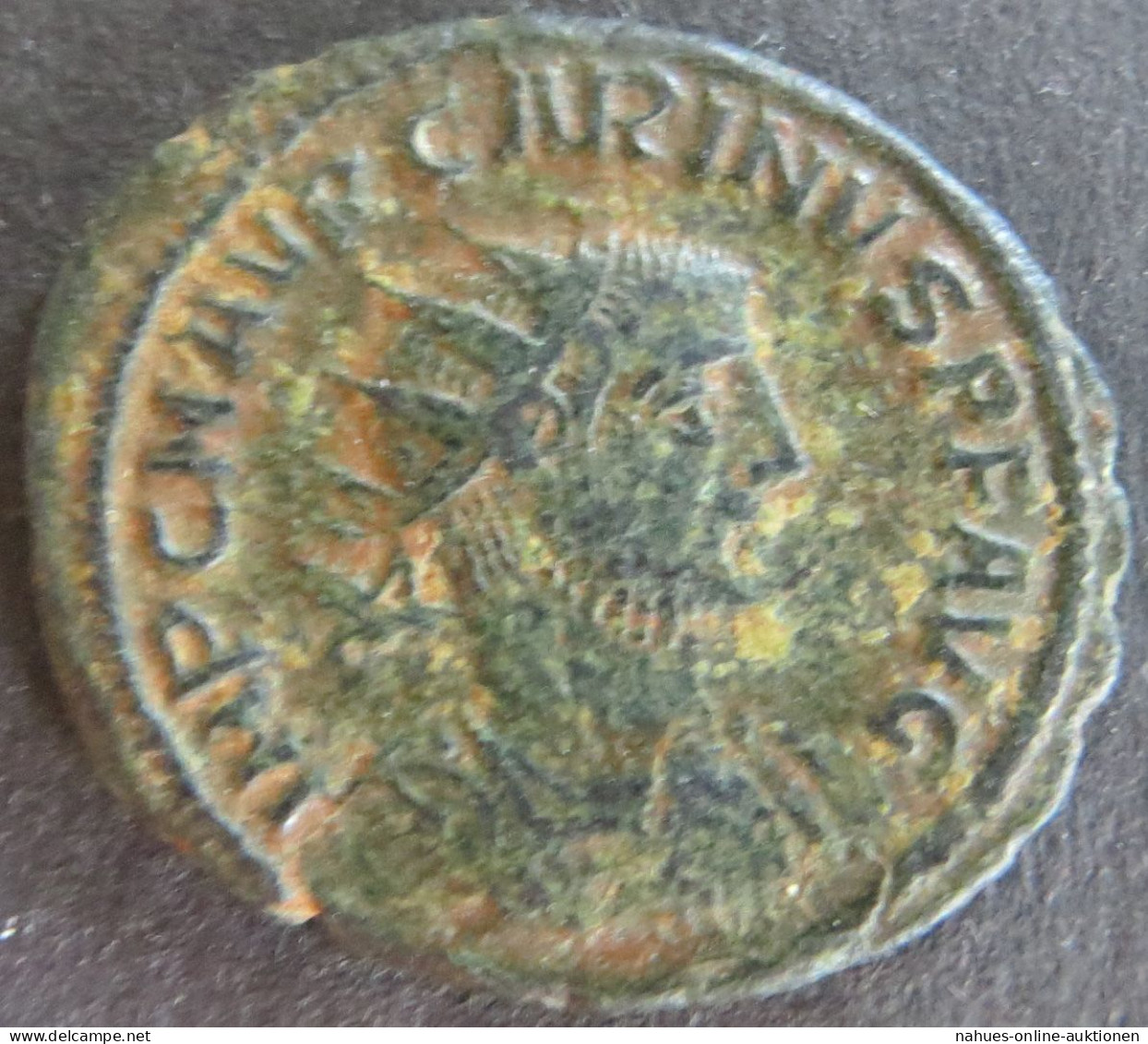 Römische Münze Carinus 283-285 Antoninian RS: Jupiter überreicht Globus S - Autres & Non Classés