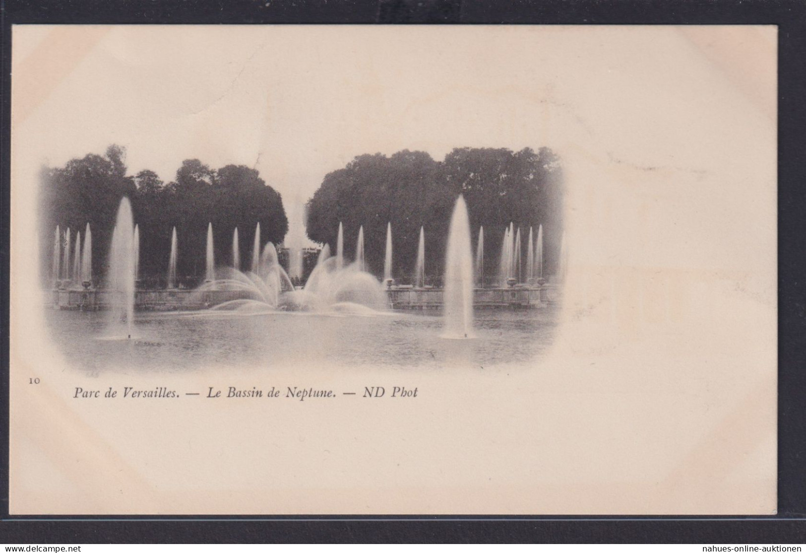 Ansichtskarte Park Versailles Neptun Brunnen Frankreich - Sonstige & Ohne Zuordnung