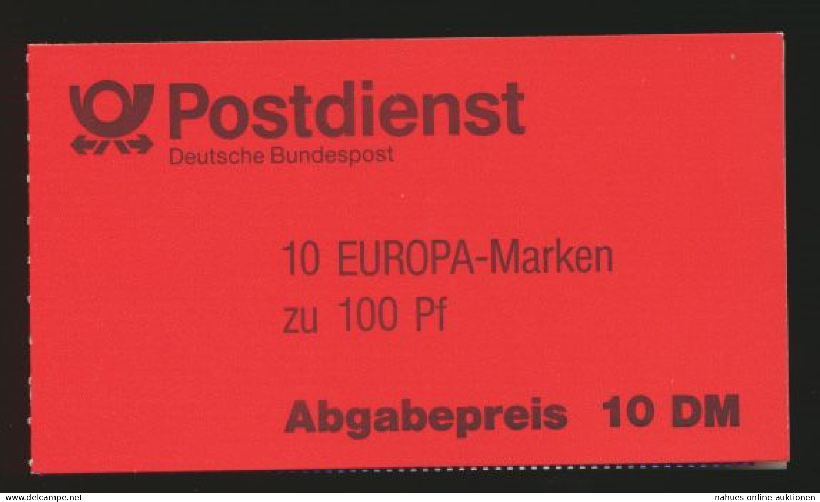 Bund Markenheftchen MH 30 OZ Europa 94 Luxus EEST Weiden - Autres & Non Classés