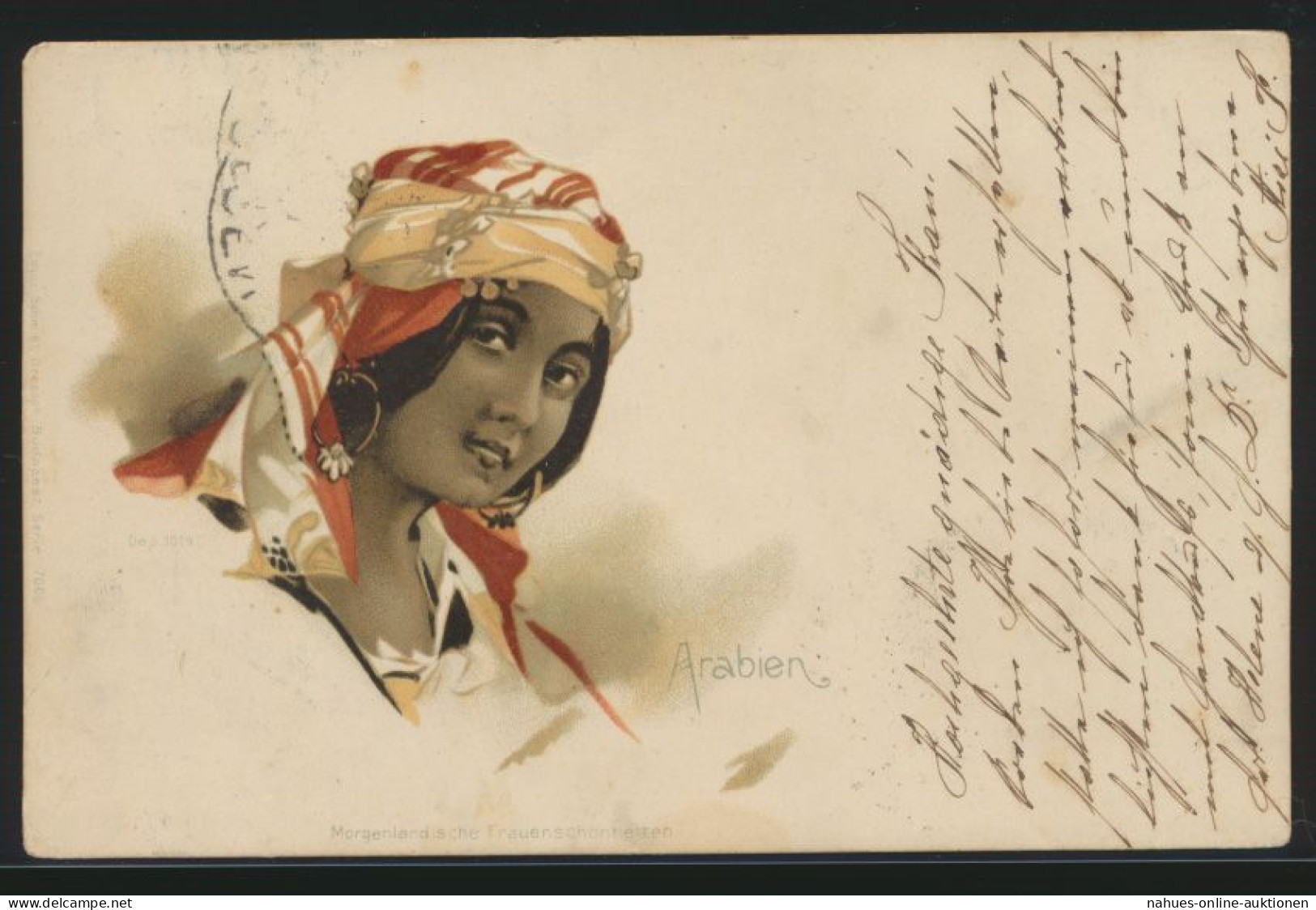 Ansichtskarte Künstler Jugendstil Art Nouveau Frauen Arabien Morgenländische - Zonder Classificatie