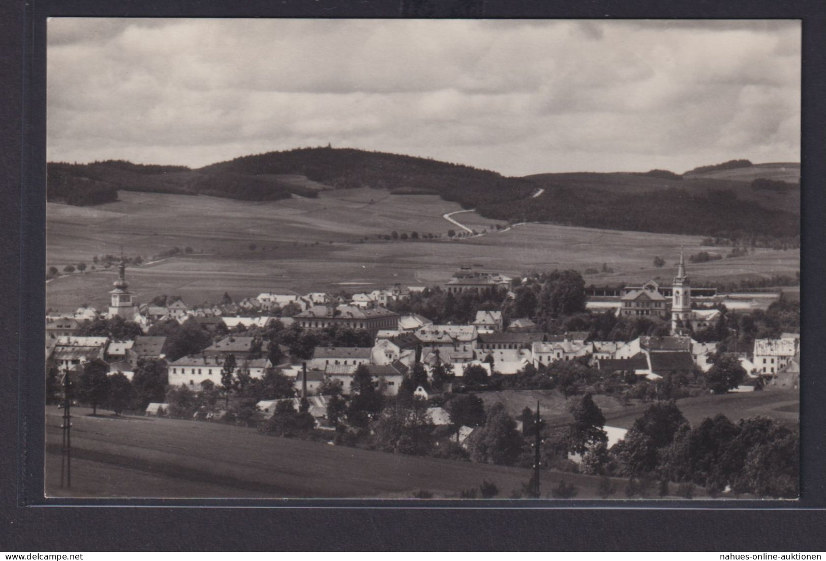 Ansichtskarte Nove Mesto Tschechien Mähren Ortsansicht Landschaft - Boehmen Und Maehren