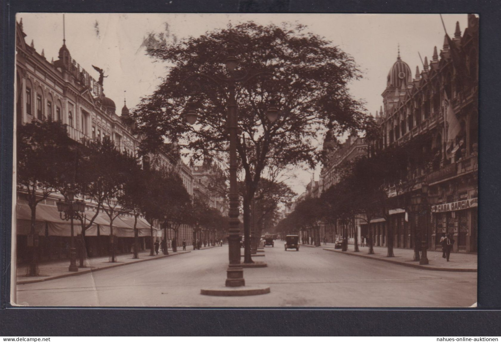 Ansichtskarte Rio De Janeiro Avenida Rio Branco Prachtstrasse Oldtimer - Altri & Non Classificati