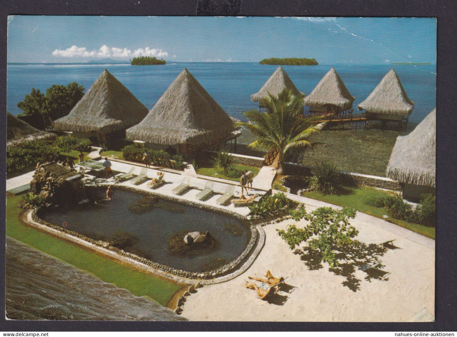 Frankreich Französisch Polynesien Brief Exotischer Beleg Oder Karte - Lettres & Documents