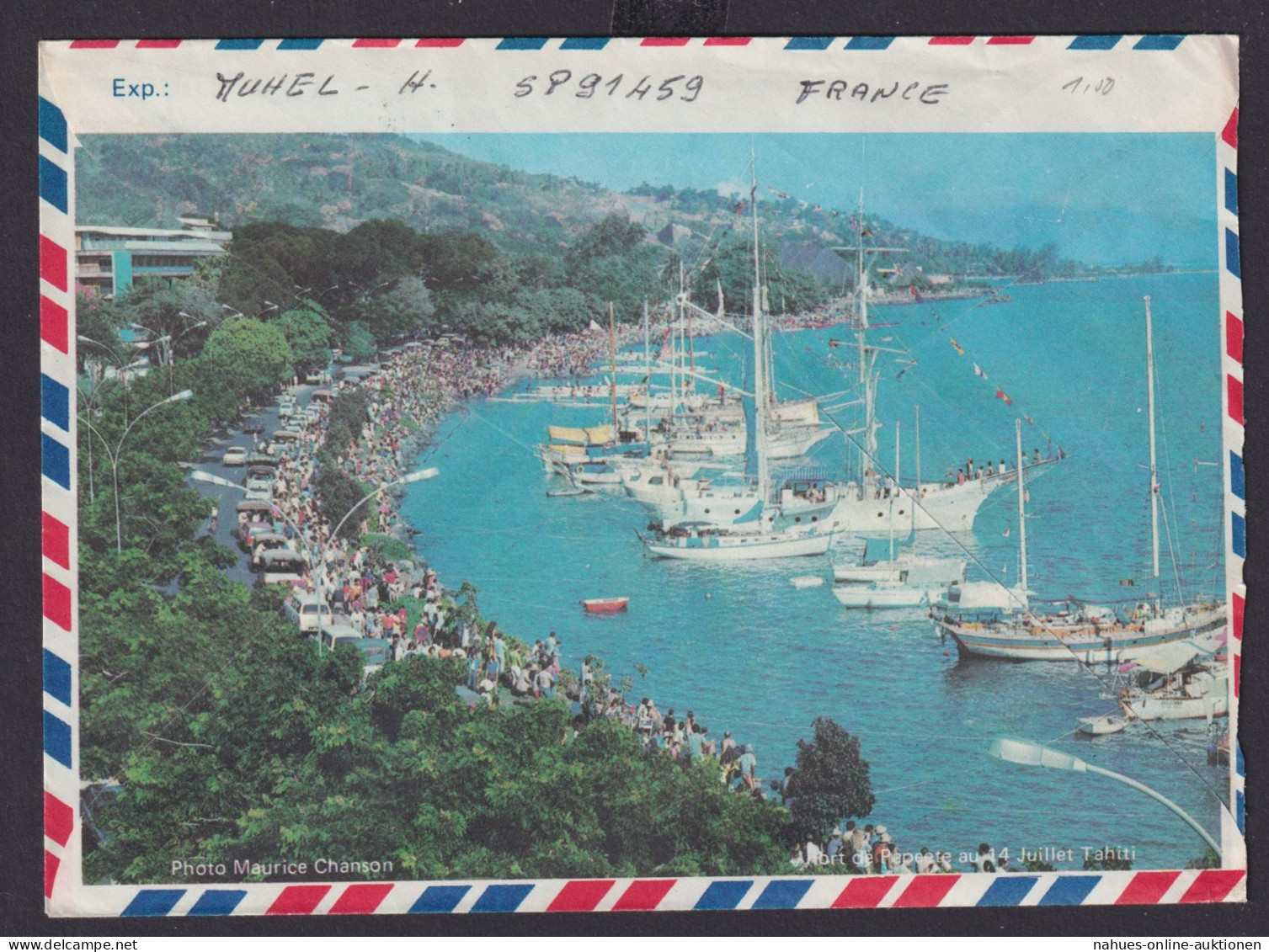 Frankreich Französisch Polynesien Brief Exotischer Beleg - Storia Postale