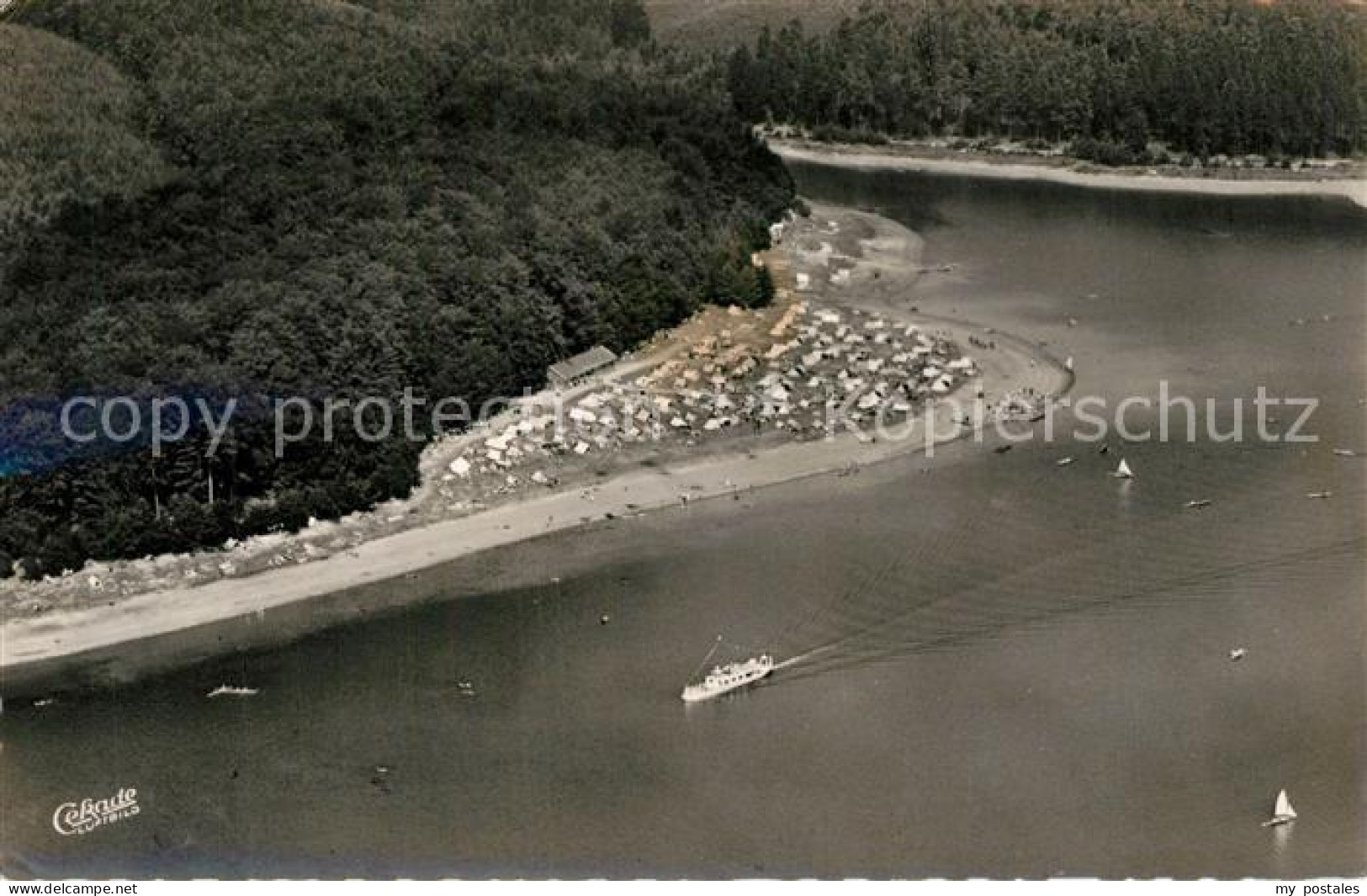 73283092 Sorpesee Sauerland Fliegeraufnahme Zeltplatz Sorpesee Sauerland - Sundern