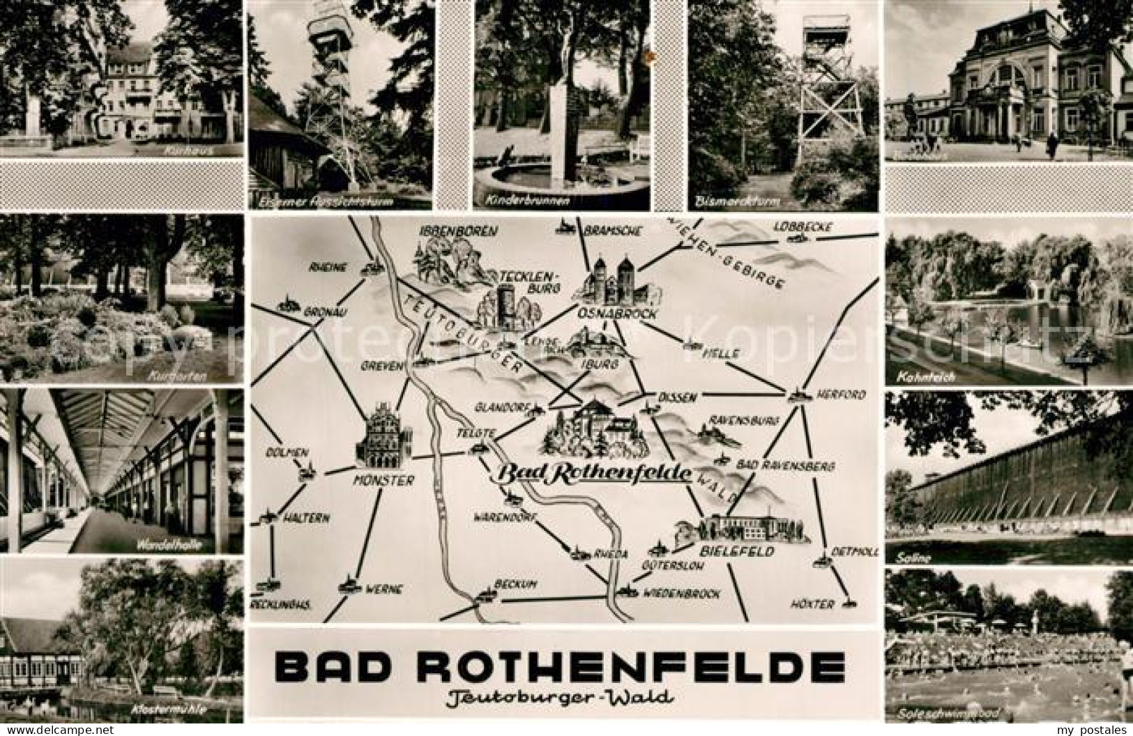 73283074 Bad Rothenfelde Saline Bismarckturm Kurhaus Bad Rothenfelde - Bad Rothenfelde