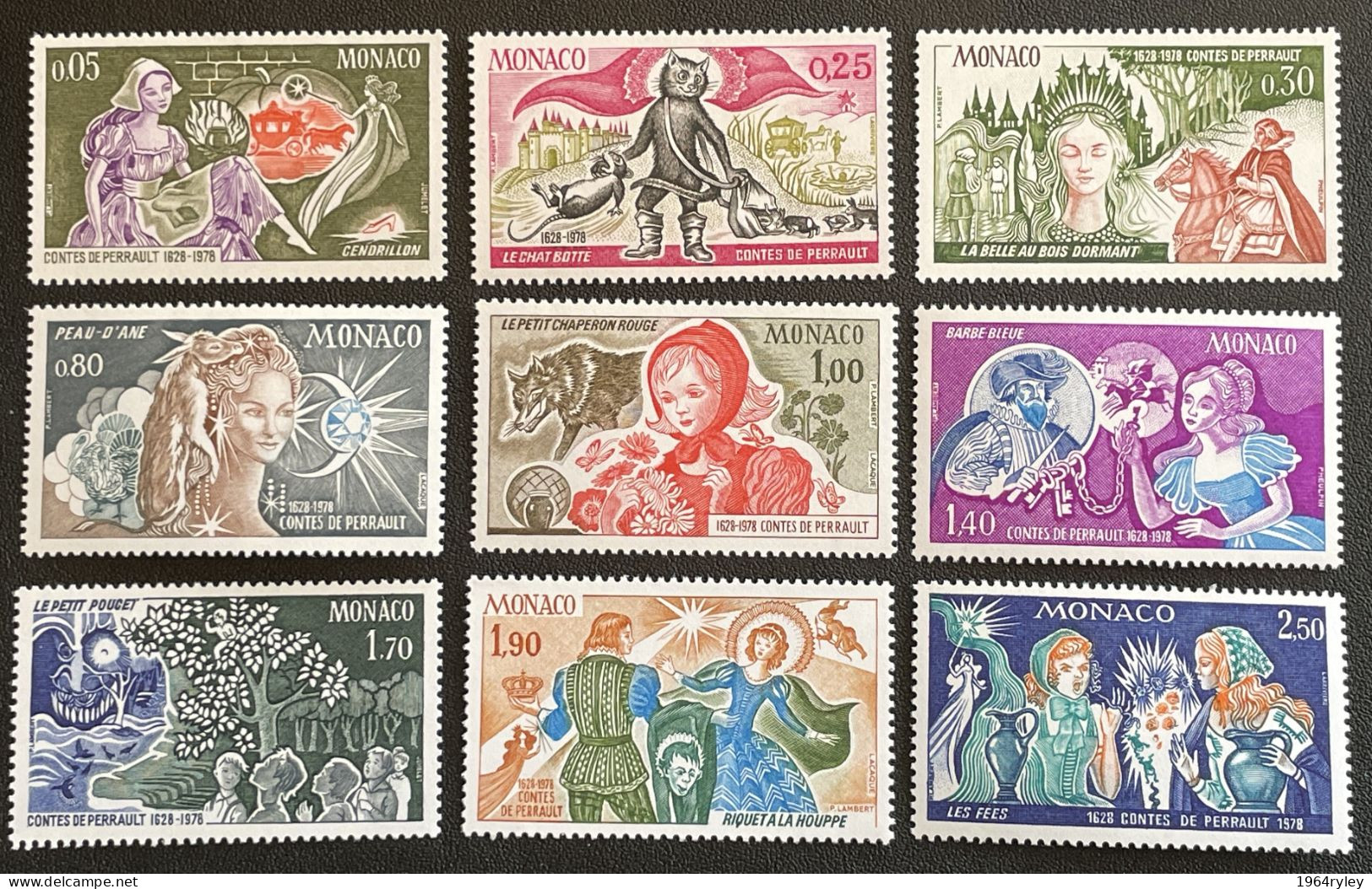 MONACO - MNH** - 1979 - # 1152/1160 - Unused Stamps