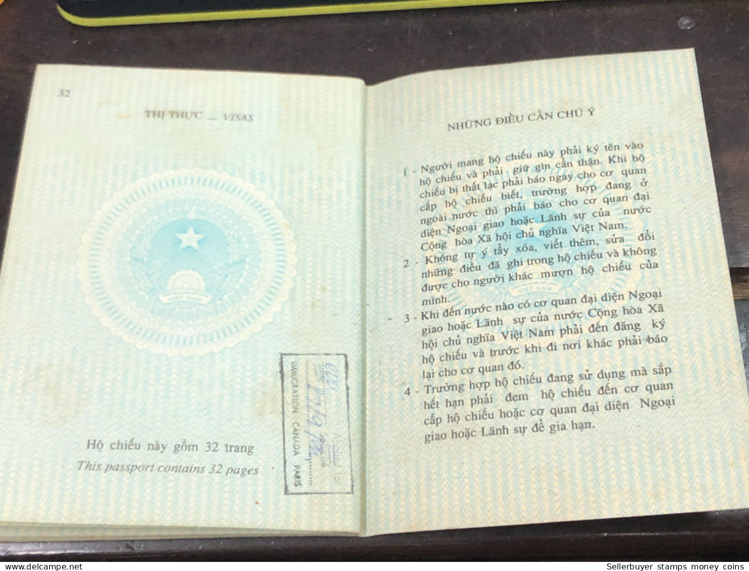 VIET NAM -OLD-ID PASSPORT-name-TRAN HA NGOC THE-1998-1pcs Book - Verzamelingen