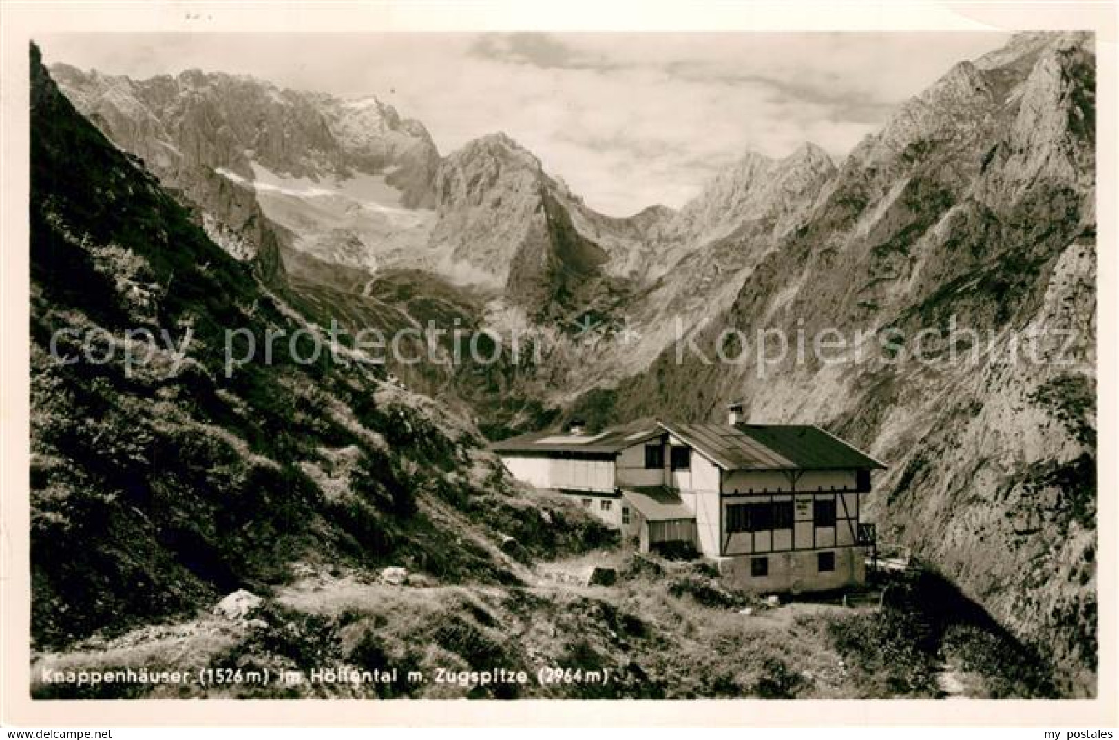 73282519 Garmisch-Partenkirchen Knappenhoeuser Hoellental Zugspitze Garmisch-Par - Garmisch-Partenkirchen