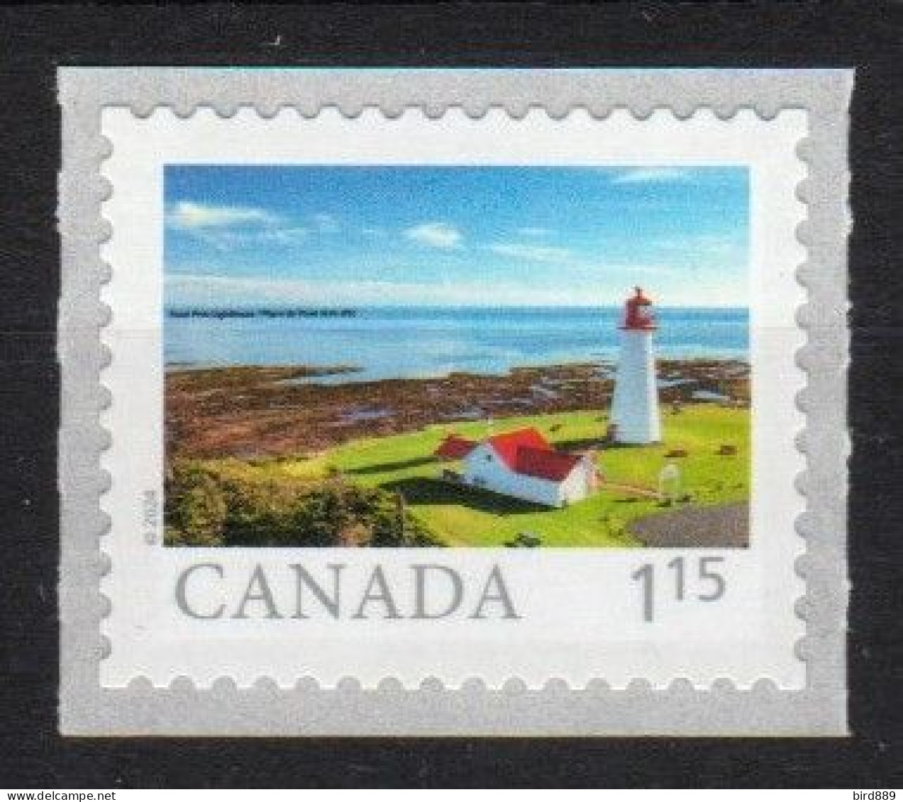 2024 Canada From Far And Wide Scenic Photography Point Prim Lighthouse Single Stamp From Roll MNH - Neufs