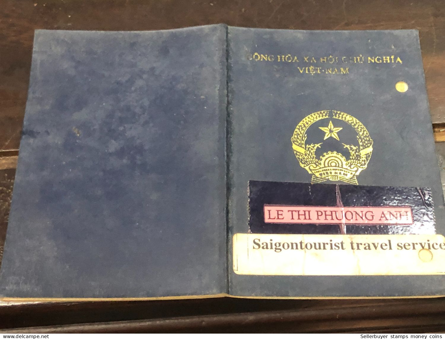 VIET NAM -OLD-ID PASSPORT-name-LE THI PHUONG ANH-2001-1pcs Book - Collections