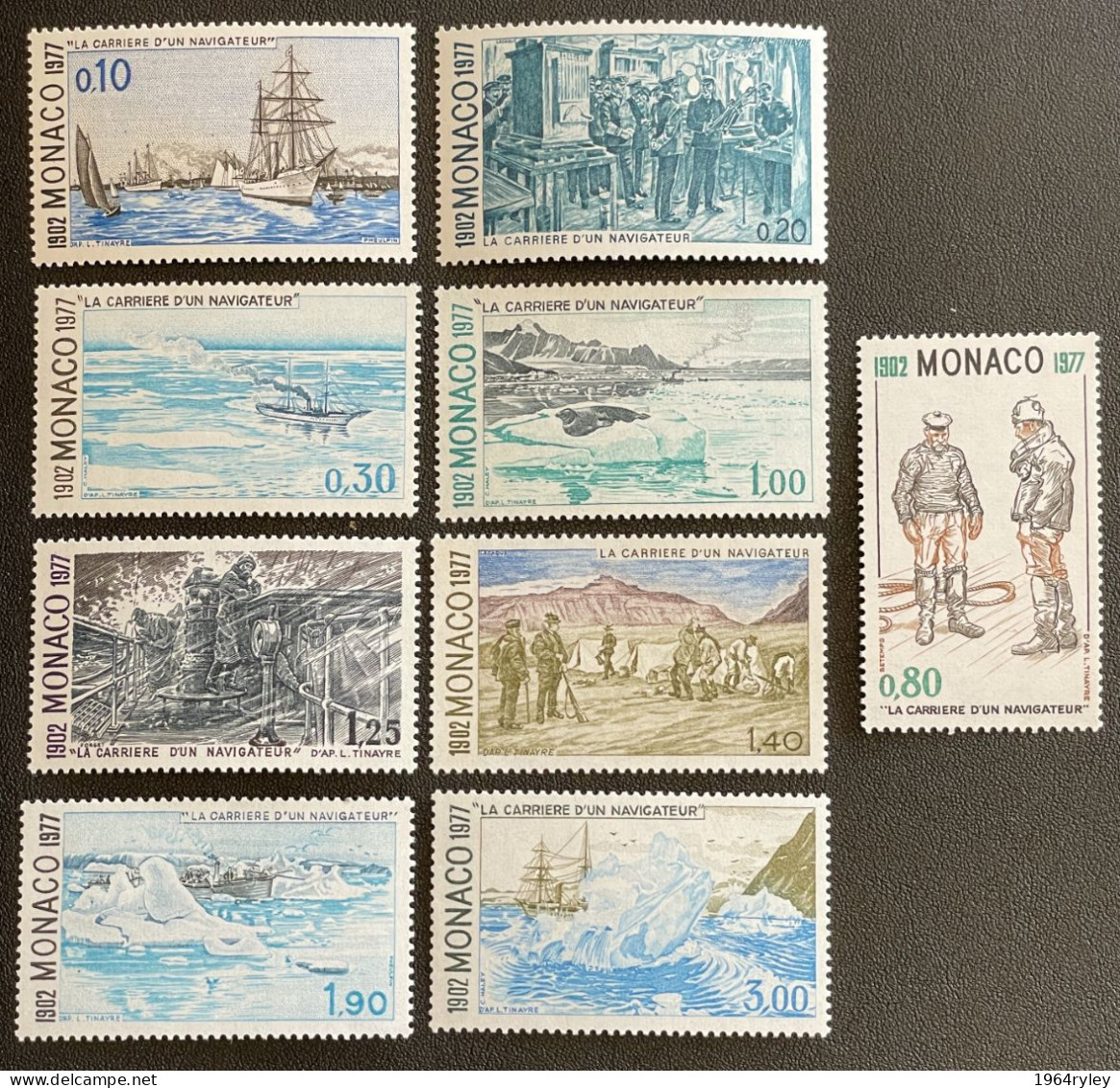 MONACO - MNH** - 1977 - # 1103/1111 - Neufs