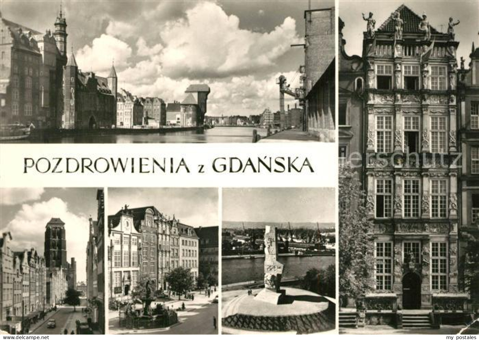 73281827 Gdansk Nad Motlawa Ulica Piwana Dlugi Targ Pomnik Bohaterow Westerplatt - Polen