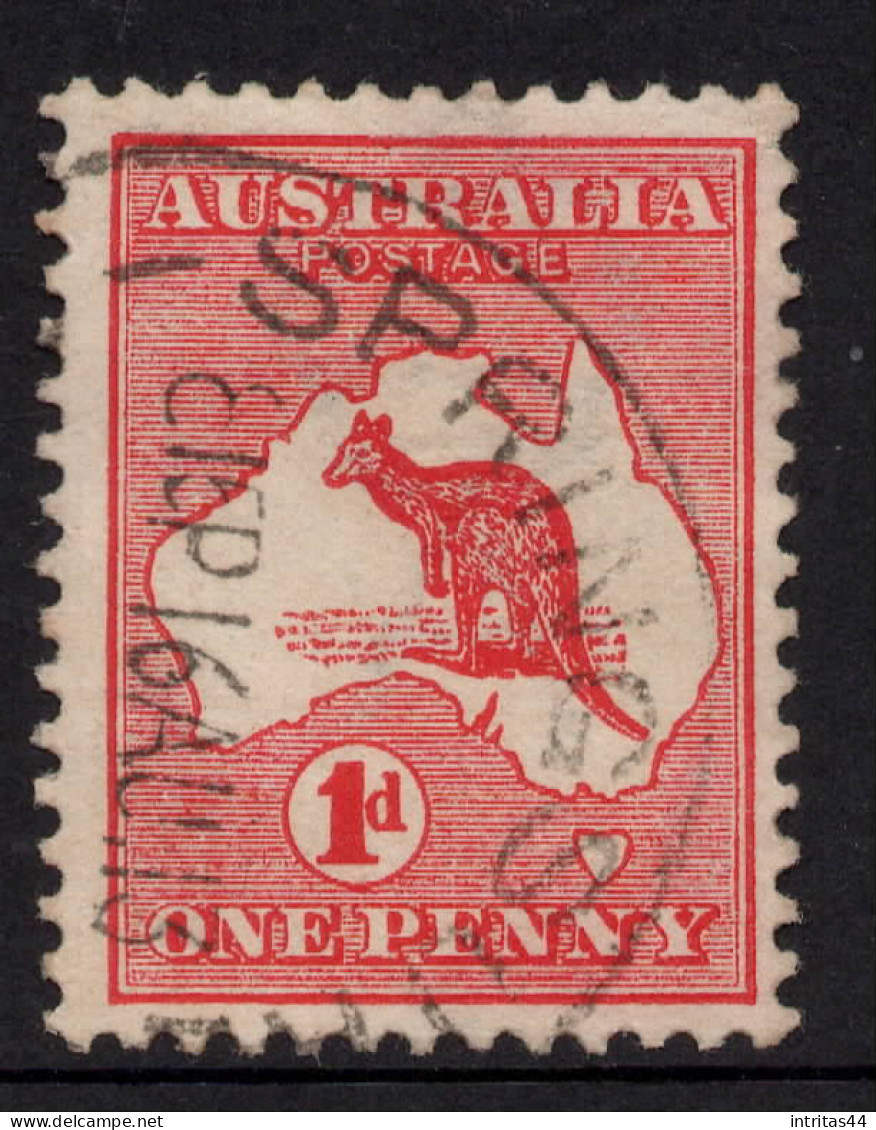 AUSTRALIA 1913 1d RED KANGAROO (DIE I) STAMP PERF.12 WMK 2  SG.2 VFU. - Gebraucht