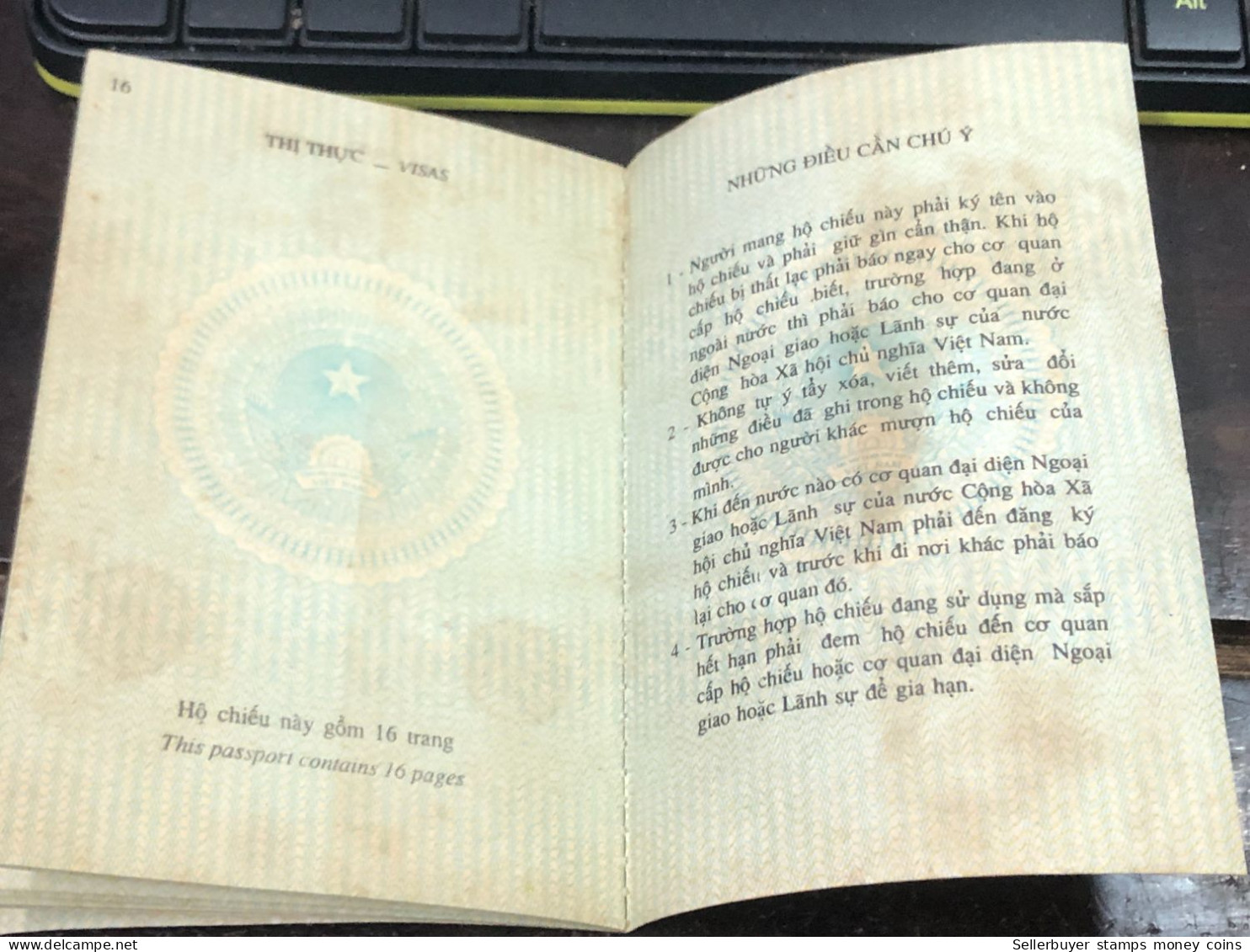 VIET NAM -OLD-ID PASSPORT-name-LE TRAN TUAN ANH-1996-1pcs Book - Verzamelingen