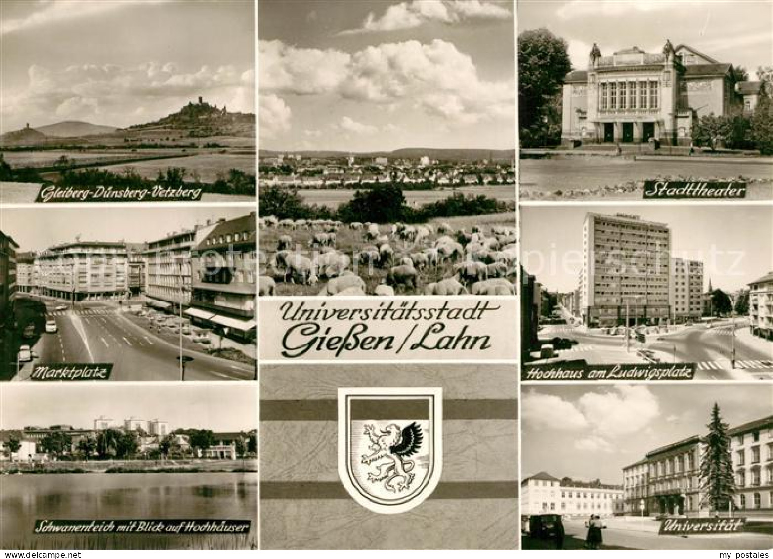 73281568 Giessen Lahn Marktplatz Stadttheater Universitaet Giessen Lahn - Giessen